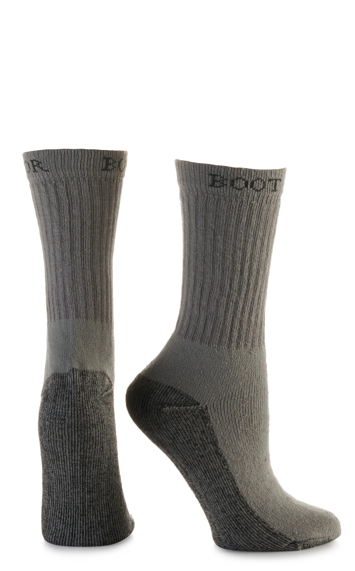 Boot Doctor Men's Gray Super Crew 3Pk Boot Socks - Image 1