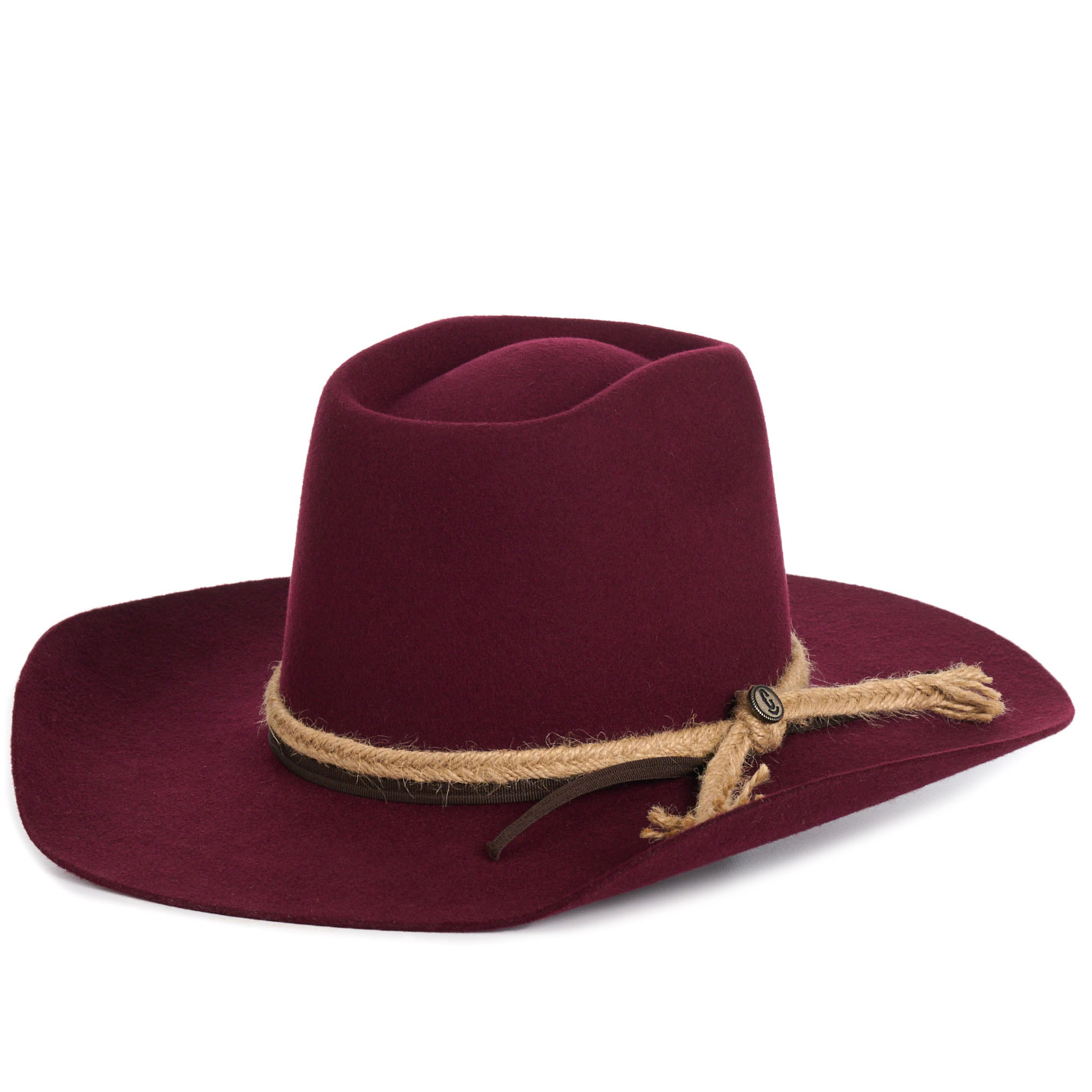 Rockin C Women's Rowdy Wine Wool Cowboy Hat - Image 2