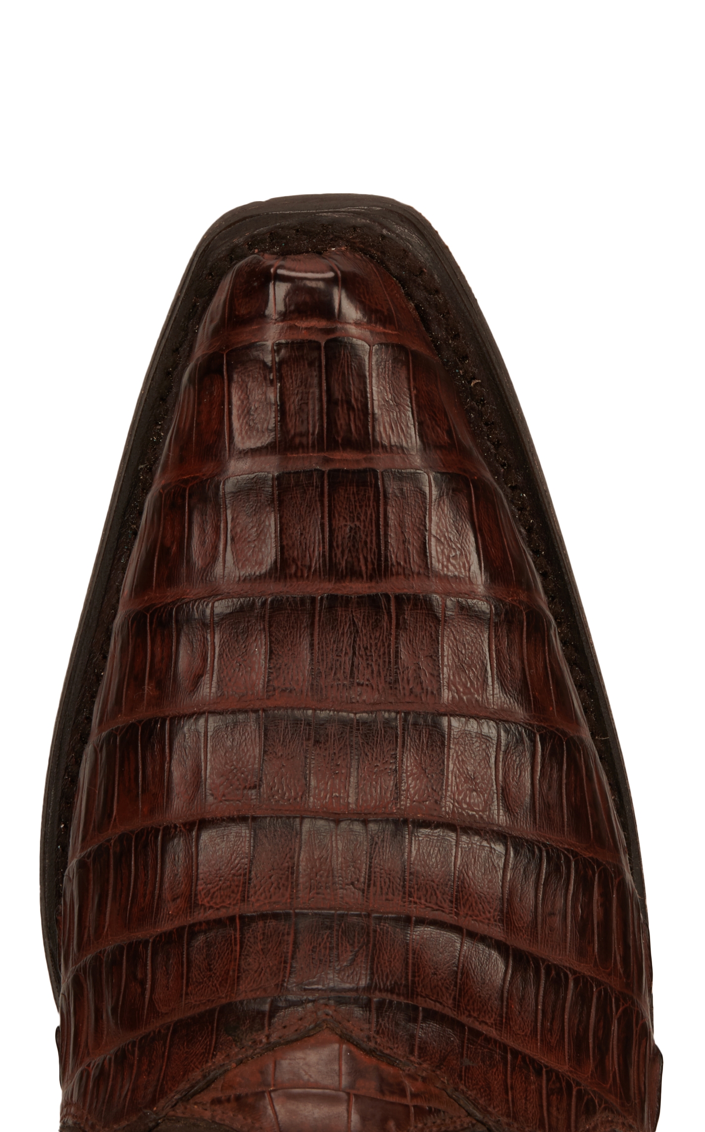 Corral Women's Tan and Brown Caiman Snip Toe Exotic Cowboy Boots - Image 1