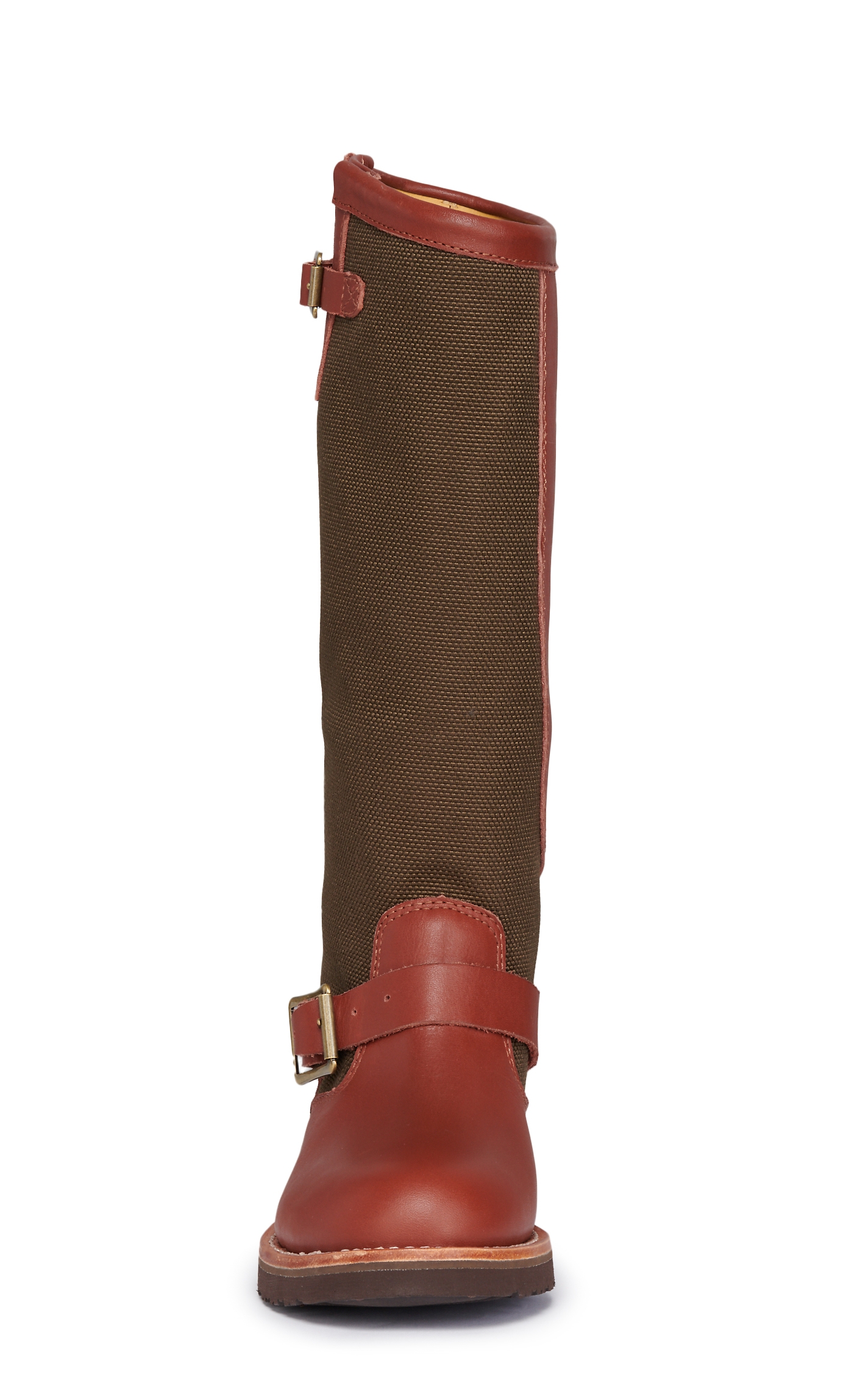 Chippewa Women's Sunjo Oro Russett & Espresso Round Toe Snake Boots - Image 1