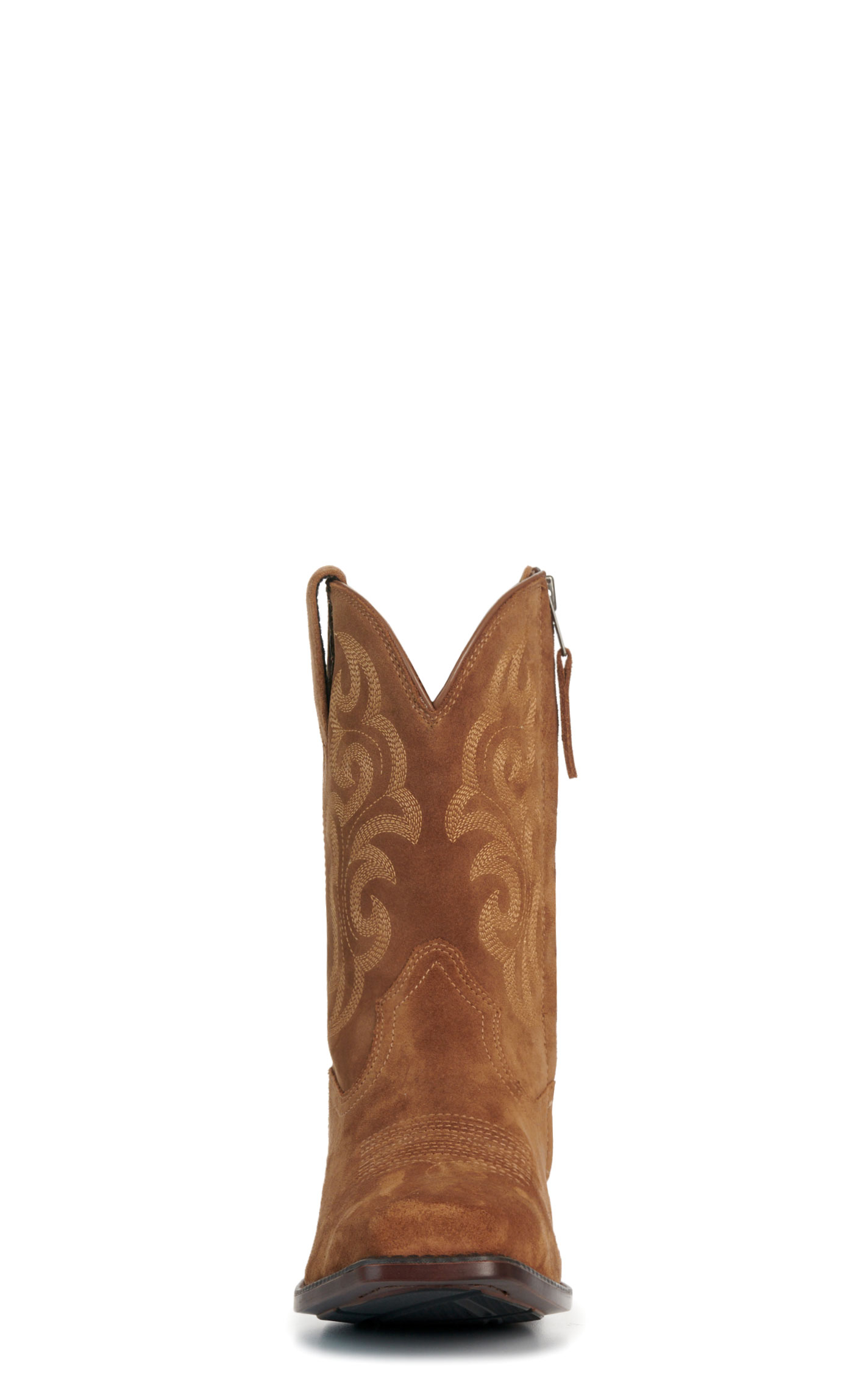 Ariat Men's Chestnut Suede Bantamweight Bodie Square Toe Cowboy Boots - Image 1