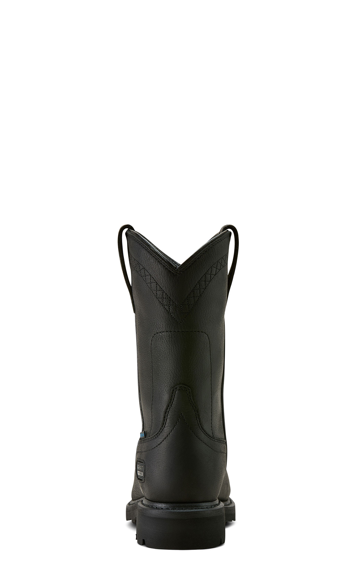 Ariat Men's Black Sierra H2O Round Steel Toe Work Boots - Image 1