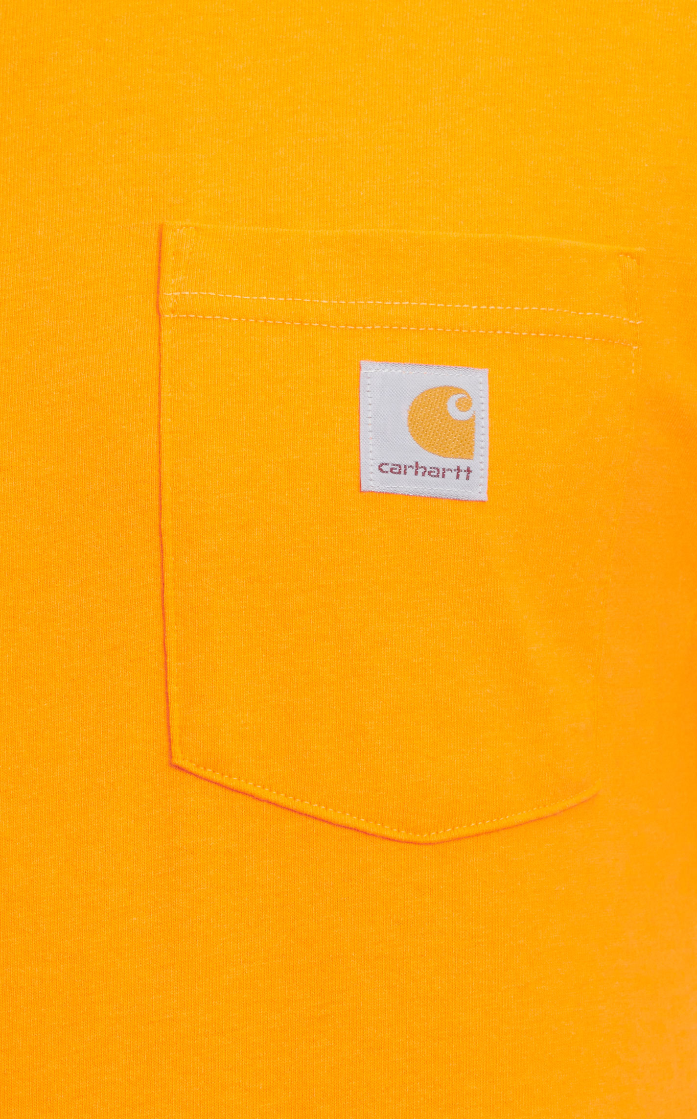 Carhartt Men's Bright Orange Loose Fit Short Sleeve Pocket Work T-Shirt - Image 2