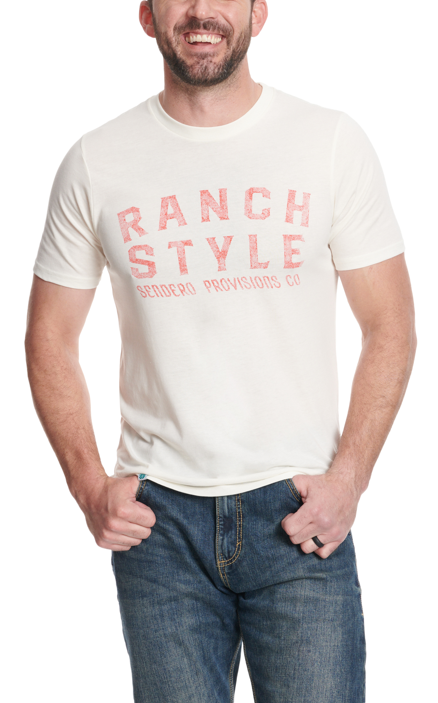 Sendero Provisions Co. Men's Bone Ranch Style Graphic Short Sleeve T-Shirt - Image 1