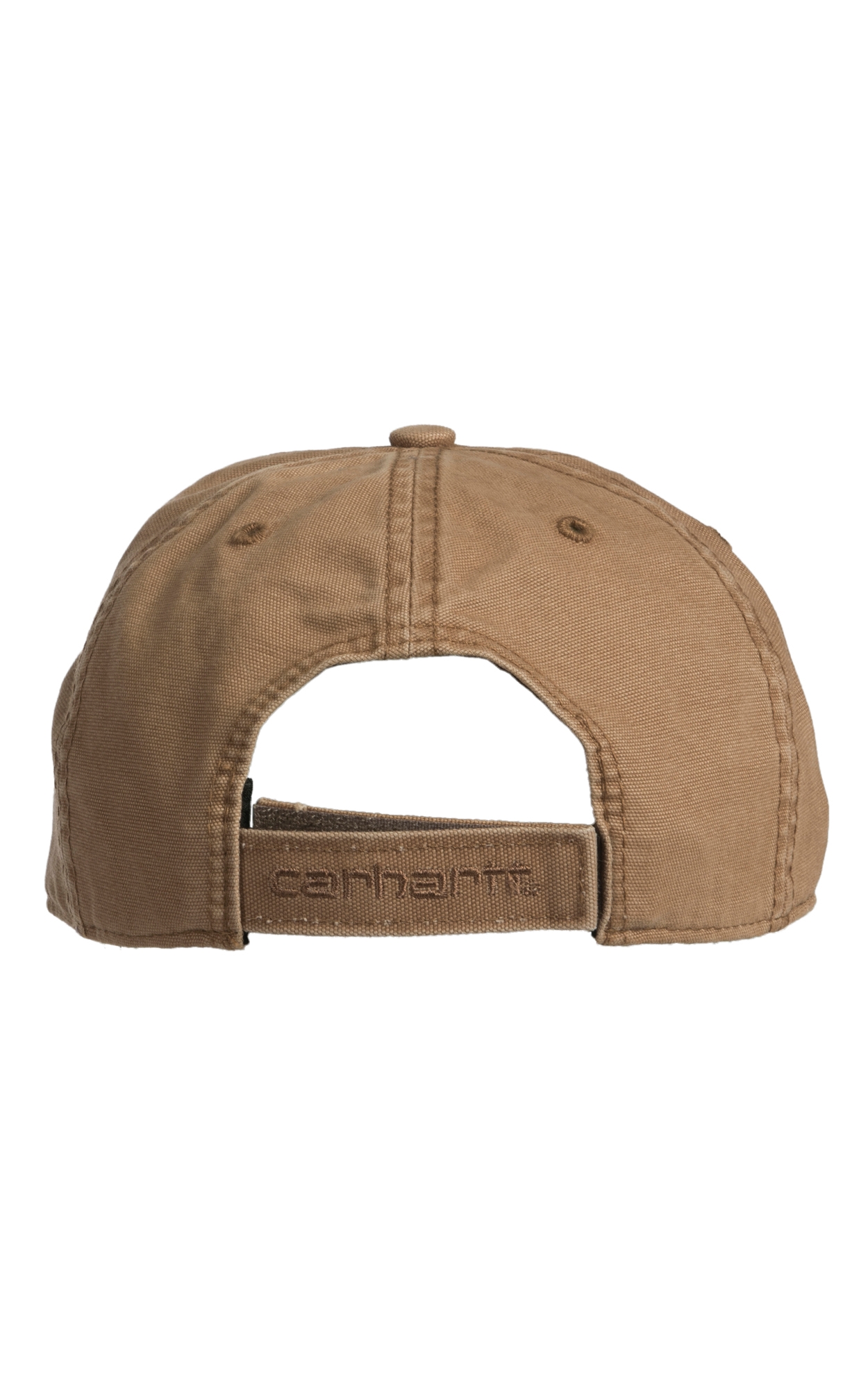 Carhartt Brown Odessa Canvas with Logo Patch Cap - Image 1