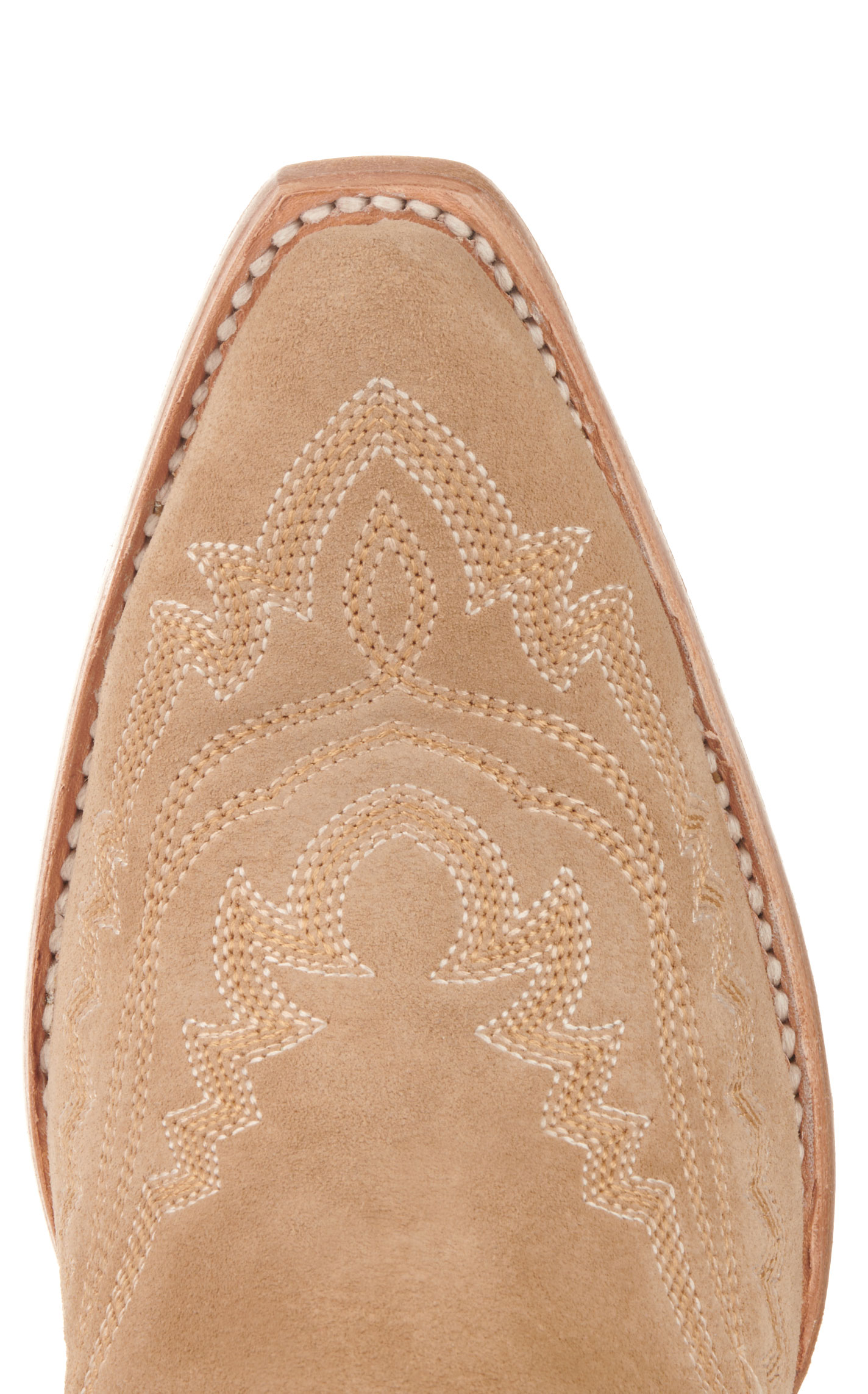 Ariat Women's Casanova Truly Taupe Suede Snip Toe Tall Cowboy Boots - Image 1