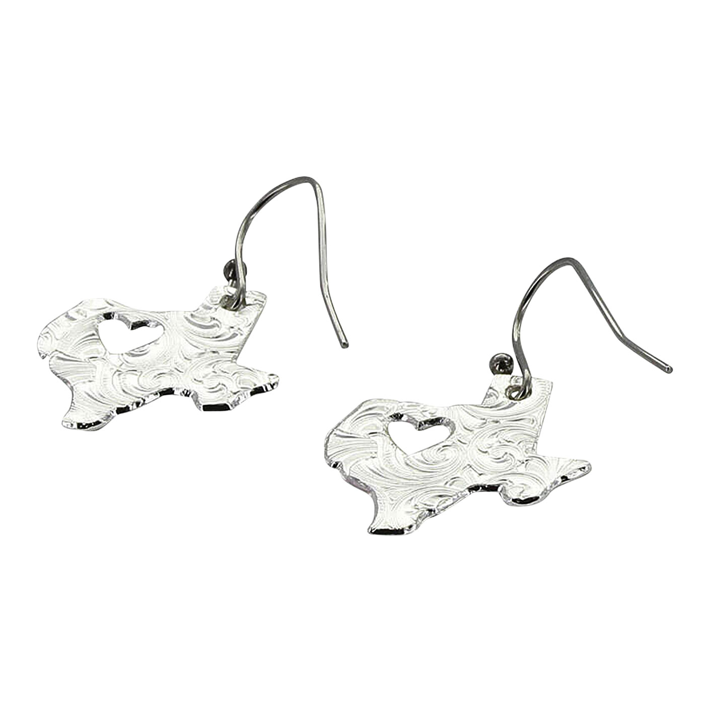 Montana Silversmiths My Heart Belongs in Texas Earrings - Image 1