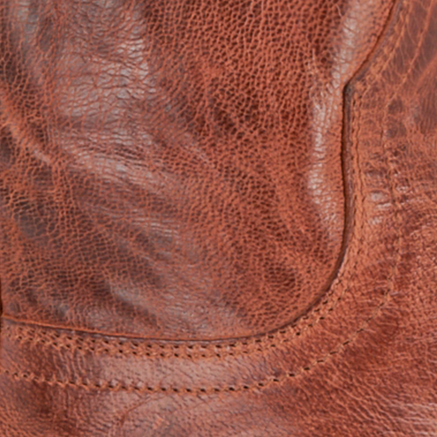 JRC & Sons Men's Todd Mad Dog Goat Leather Round Toe Roper Boot in Peanut Brittle - Image 1
