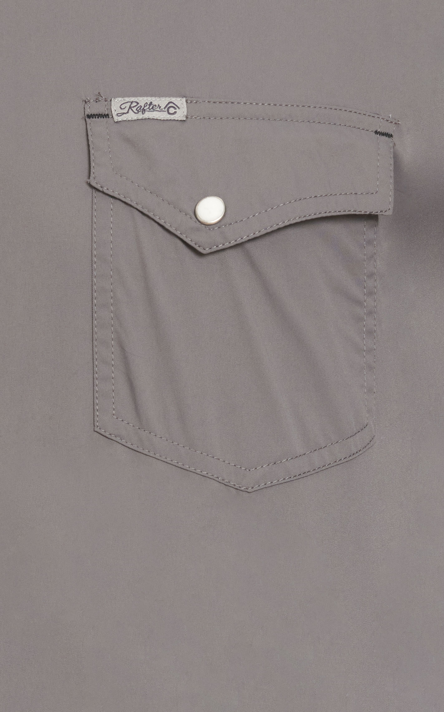 Rafter C Outdoors Men's Cement Gray Long Sleeve Fishing Shirt - Image 2