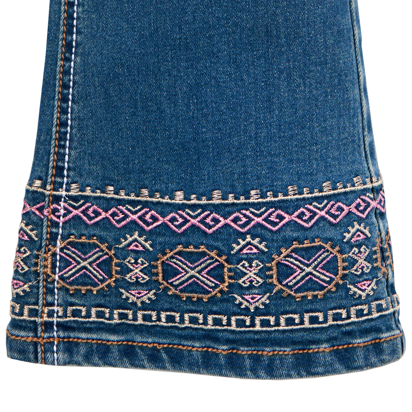 Cowgirl Hardware Girls’ Aztec Wrap Boot Cut Jeans  - Image 1