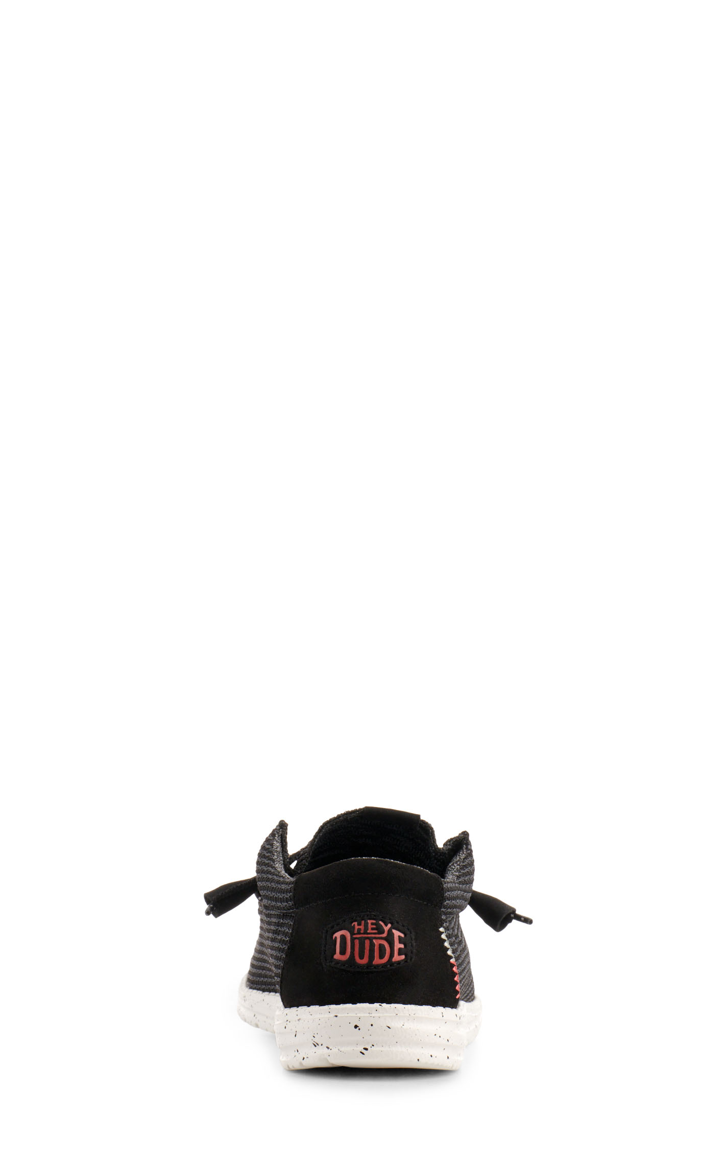 Hey Dude Men's Wally Sport Black Mesh Lace Up Casual Shoes - Image 1