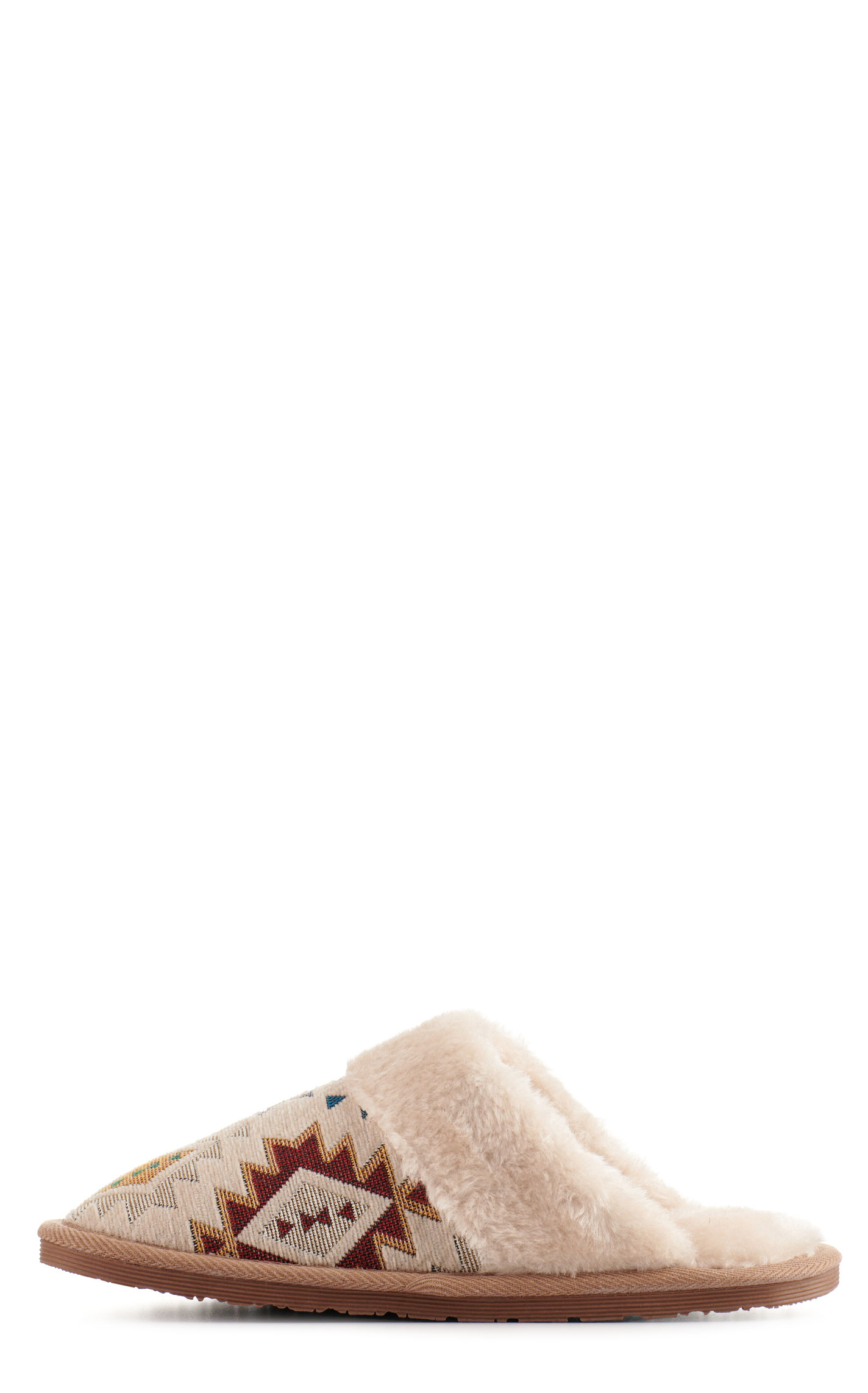 Blazin Roxx Women's Nora Cream Blanket Print Slippers - Image 7