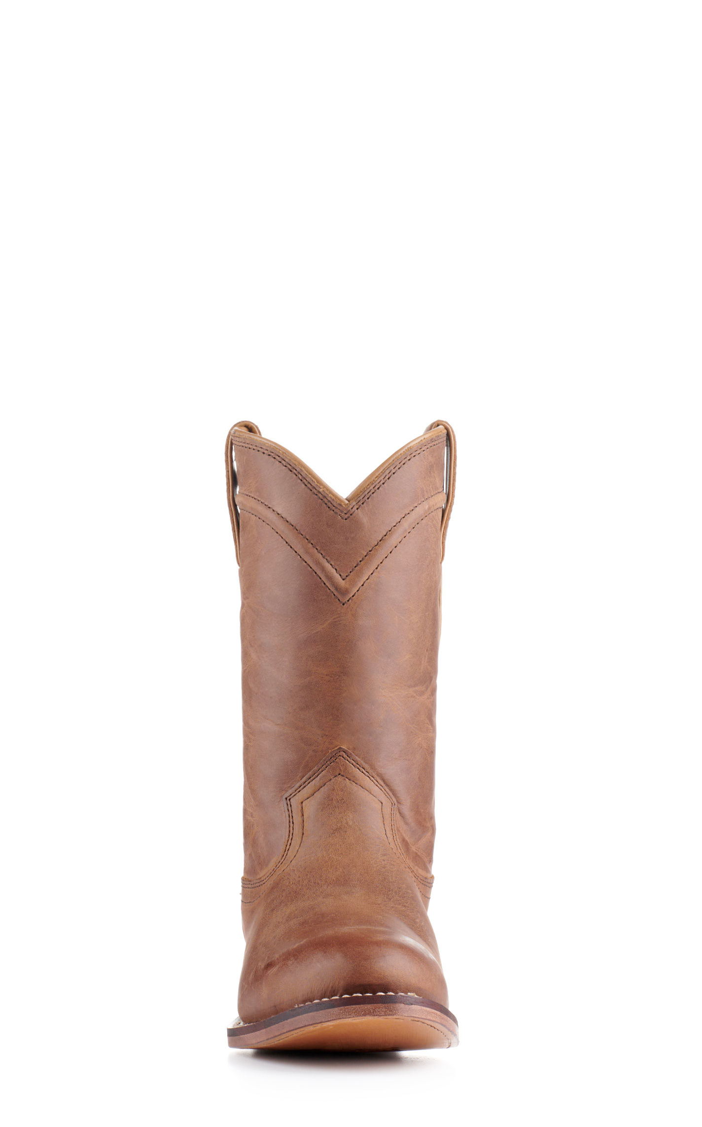 Justin Women's Holland Tan Round Toe Roper Cowboy Boots - Image 1