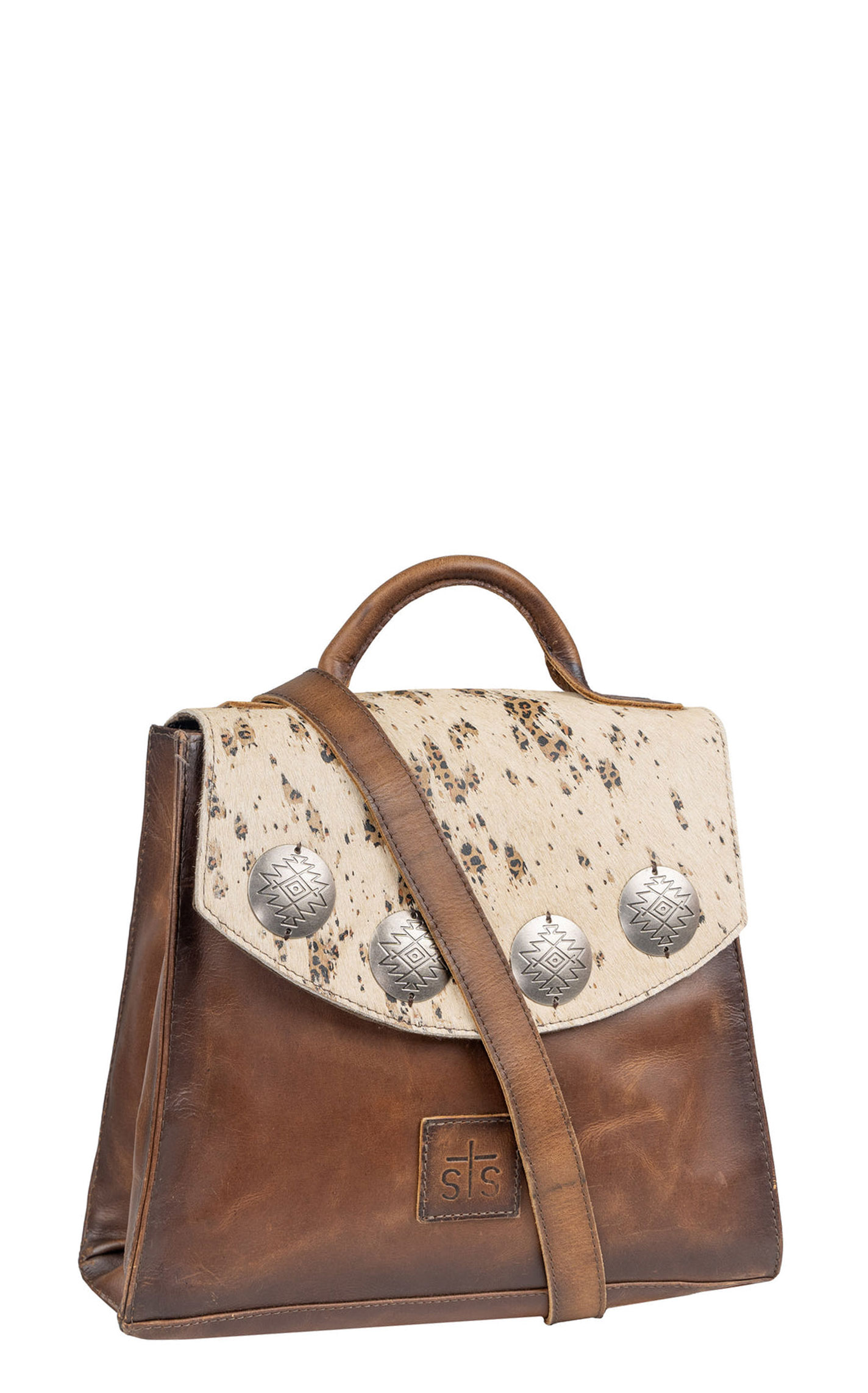 STS Ranchwear Cowhide Hair On Hide Serengeti Remi Backpack - Image 1