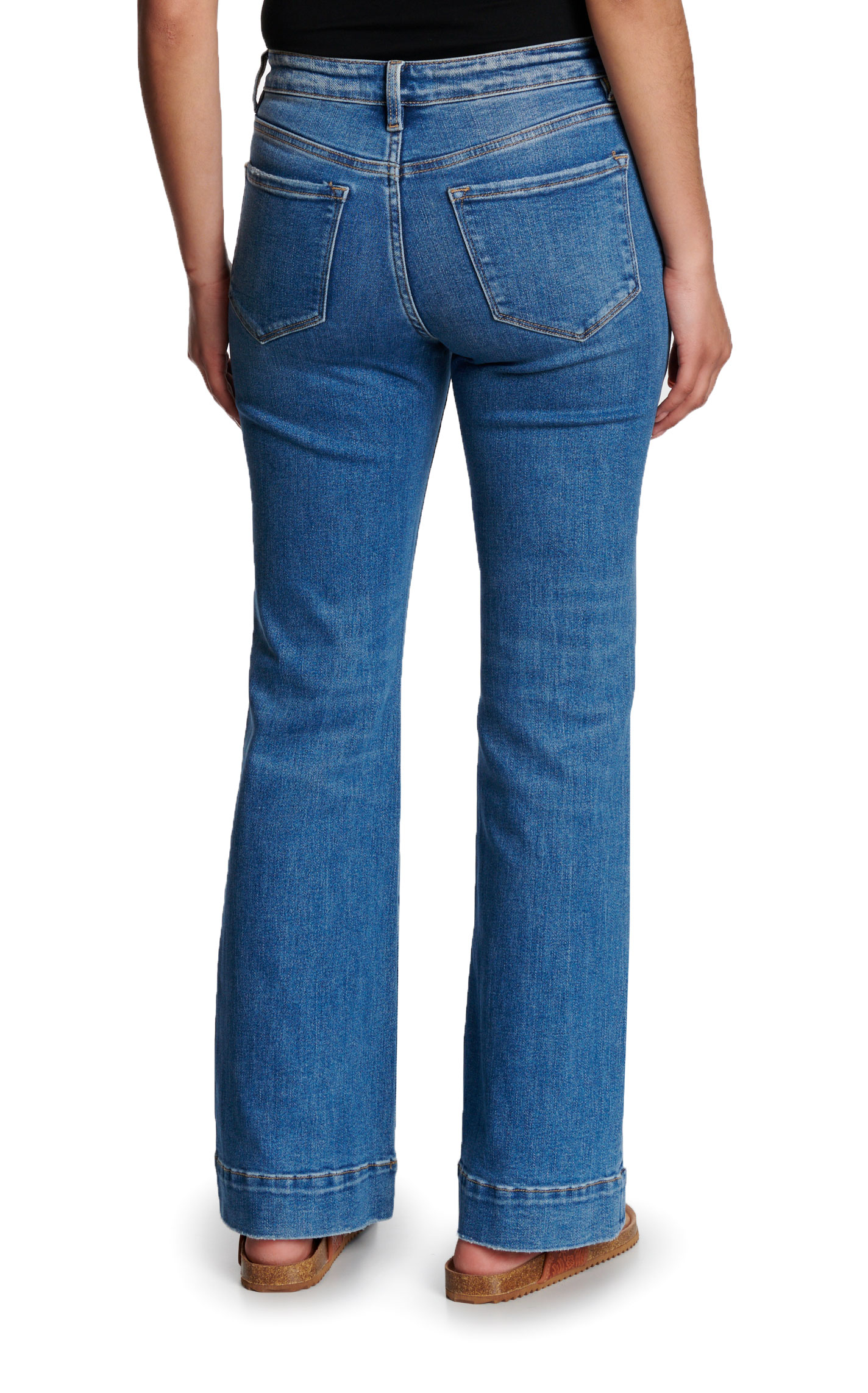 Vervet Women's Medium Wash Trouser Jeans - Image 1