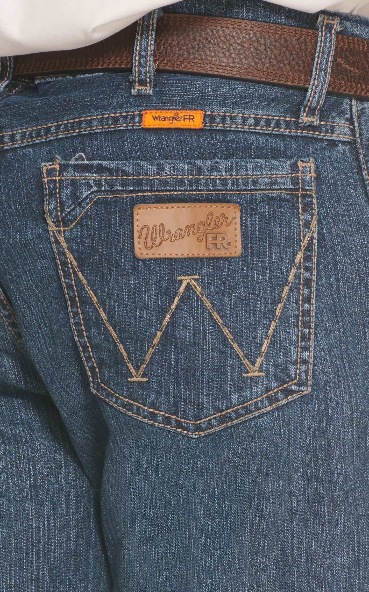 Wrangler Retro Men's Slim Boot FR Stretch Work Jeans - Image 1