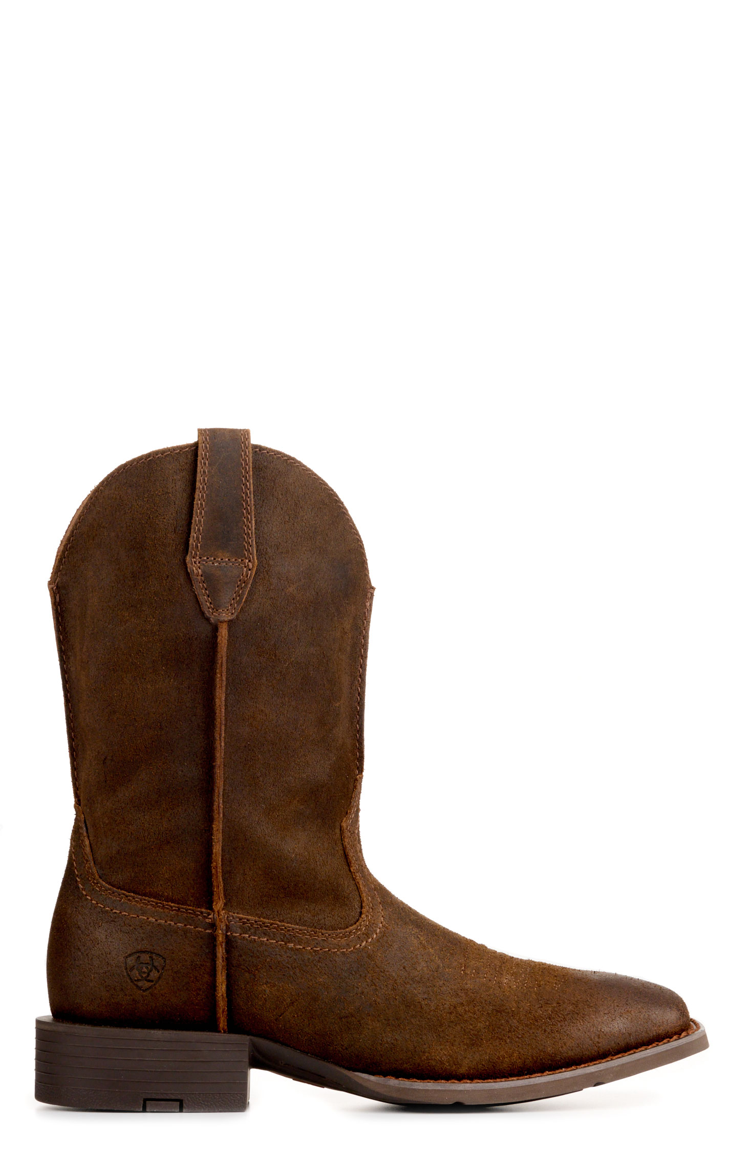 Ariat Men's Aged Smokehouse Roughout Wide Square Toe Cowboy Boots - Image 1