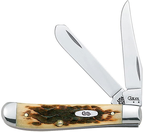 Case Knives Amber Bone Mini Trapper - Image 1