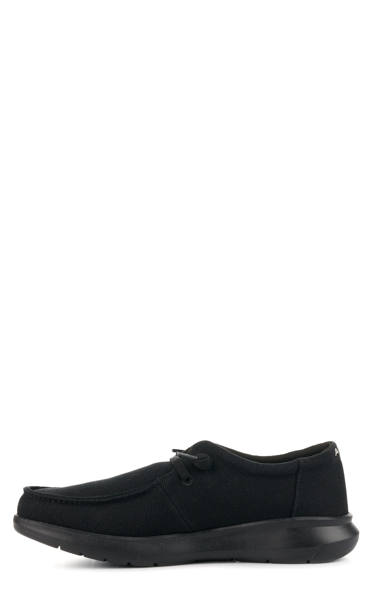 Ariat Men's Hilo Black Canvas Moc Toe Lace Up Casual Shoe - Image 1