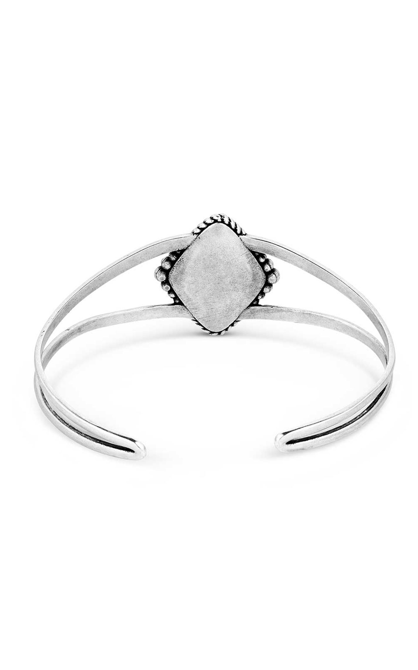Montana Silversmiths Silver & Stone Blank Slate Bracelet - Image 1