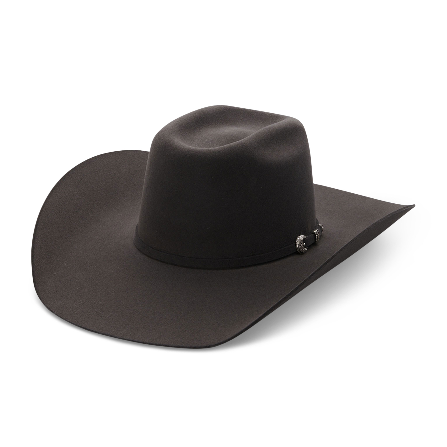 Resistol 6X Cody Johnson Collection The SP Granite Gray Brick Crown Felt Cowboy Hat - Image 1