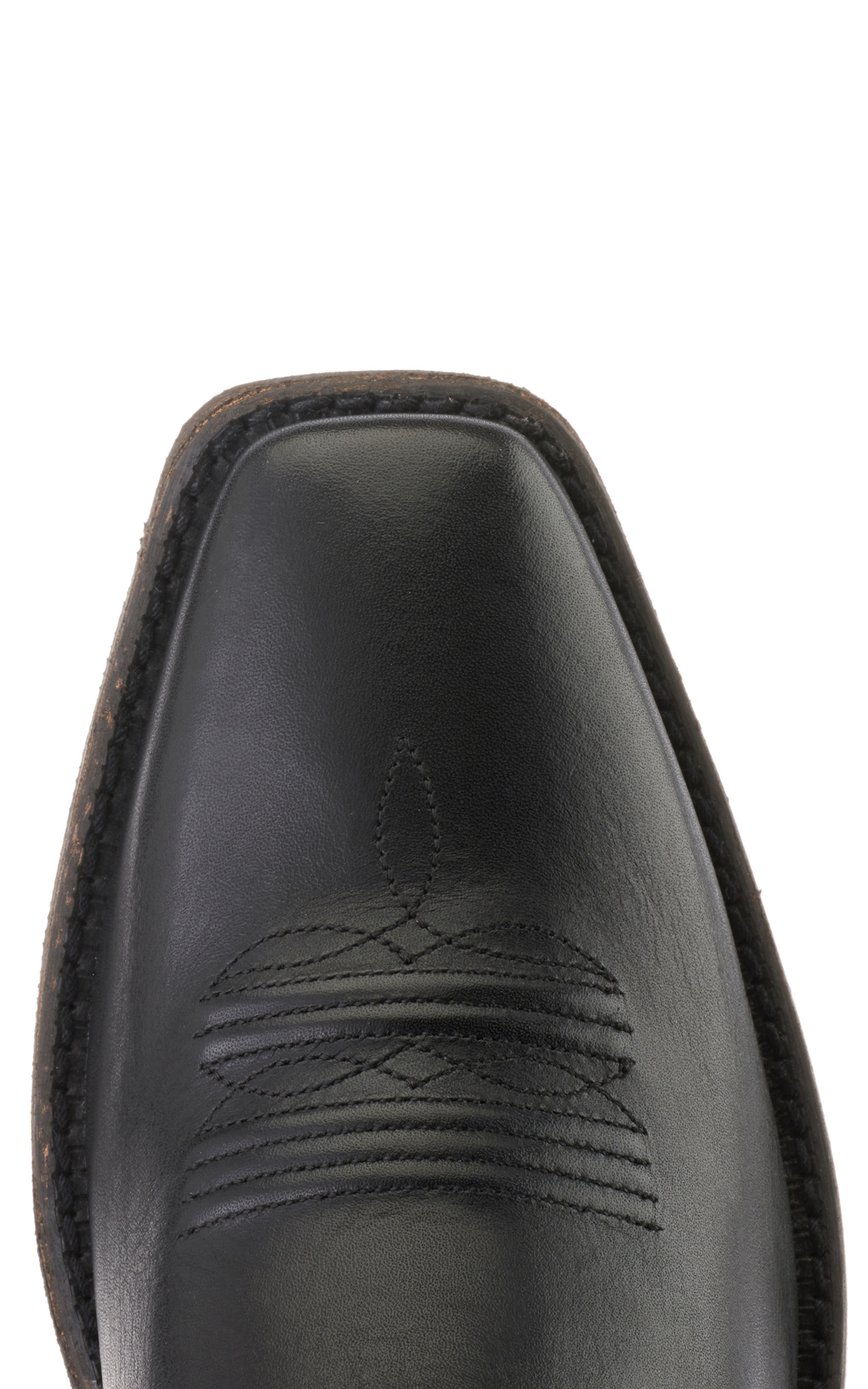 Ariat Women's Round Up Black Punchy Square Toe Cowboy Boots - Image 1