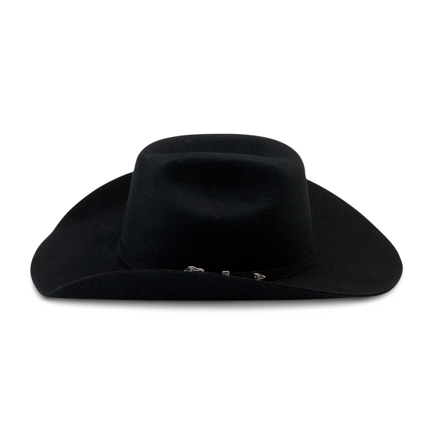 Ariat Kids' Black Cattleman Wool Cowboy Hat - Image 1