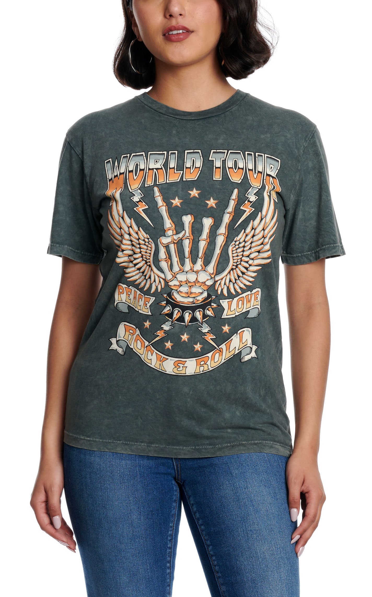 Lotus Fashion Women's Stone World Tour Graphic T-Shirt - Image 1