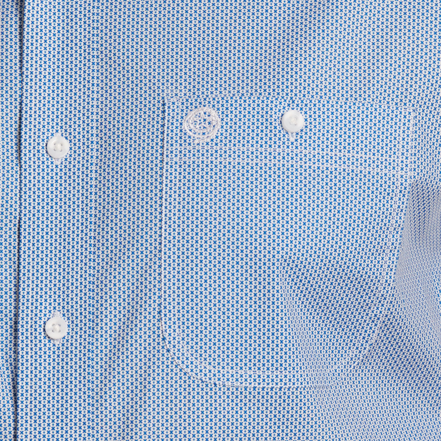 Wrangler Men's George Strait Collection Blue Geo Western Shirt - Image 2