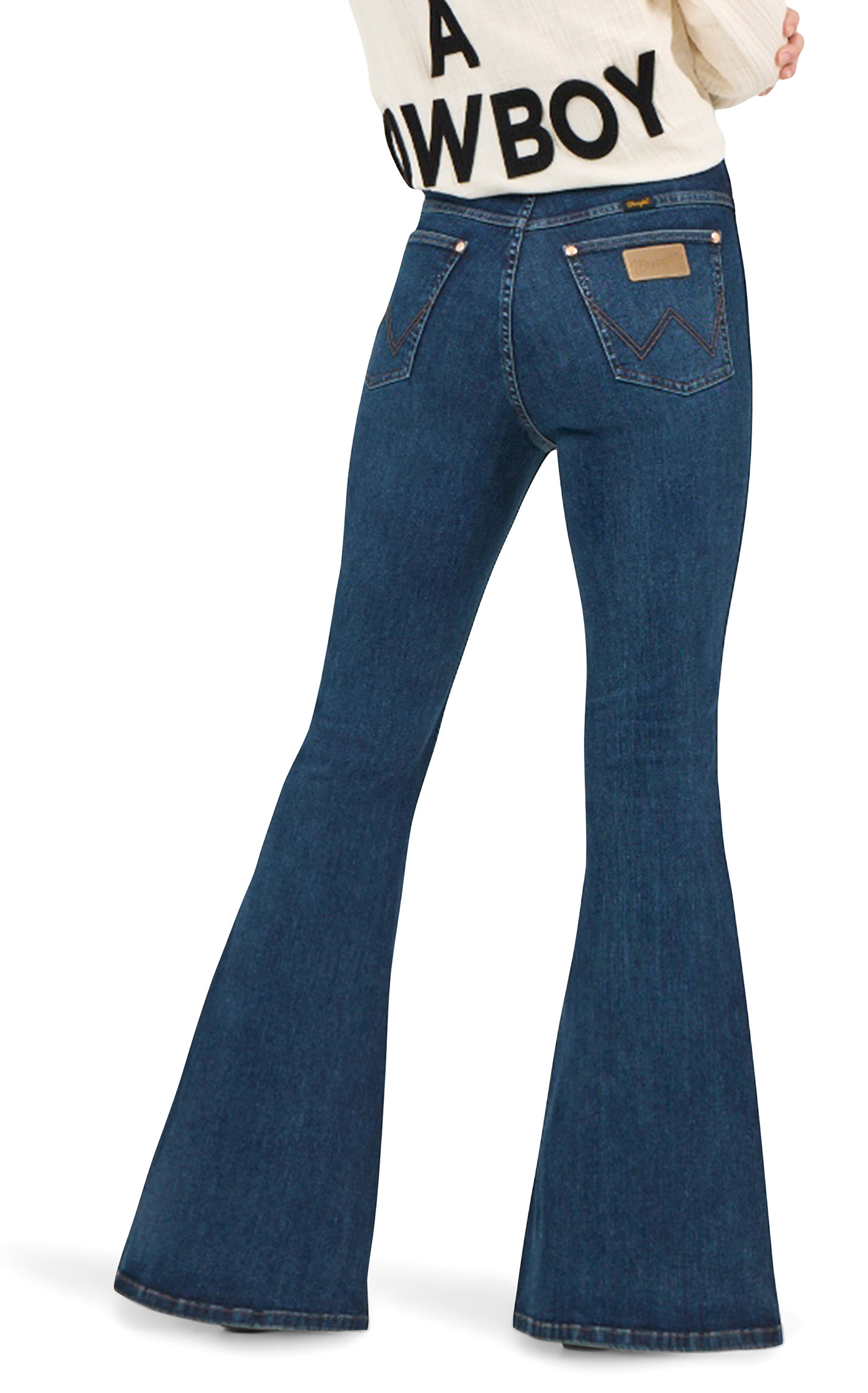 Wrangler X Lainey Wilson Women's Pull-On Bell Bottom Jeans - Image 1