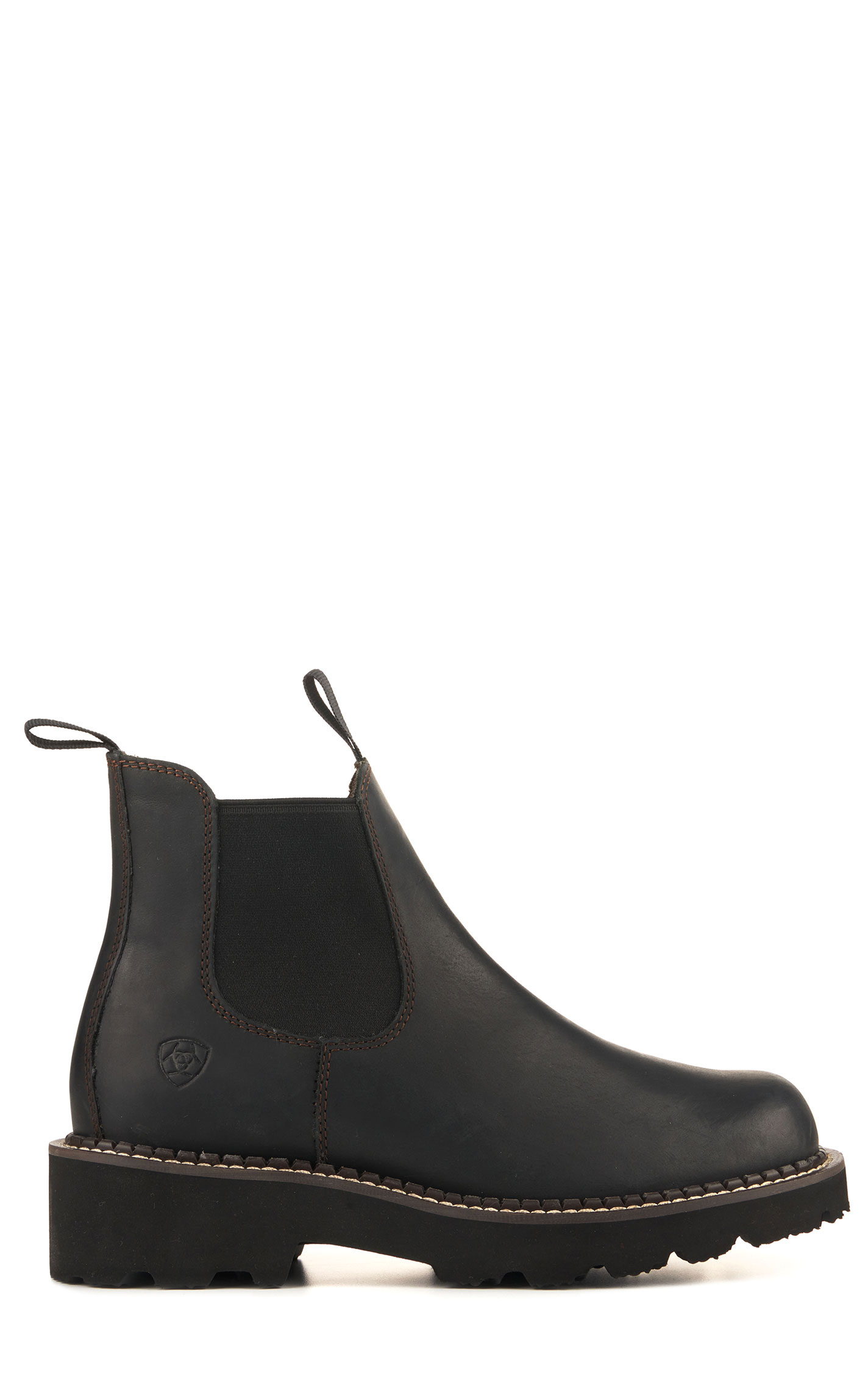 Ariat Women's Fatbaby Twin Gore Black Round Toe Chelsea Boots - Image 1