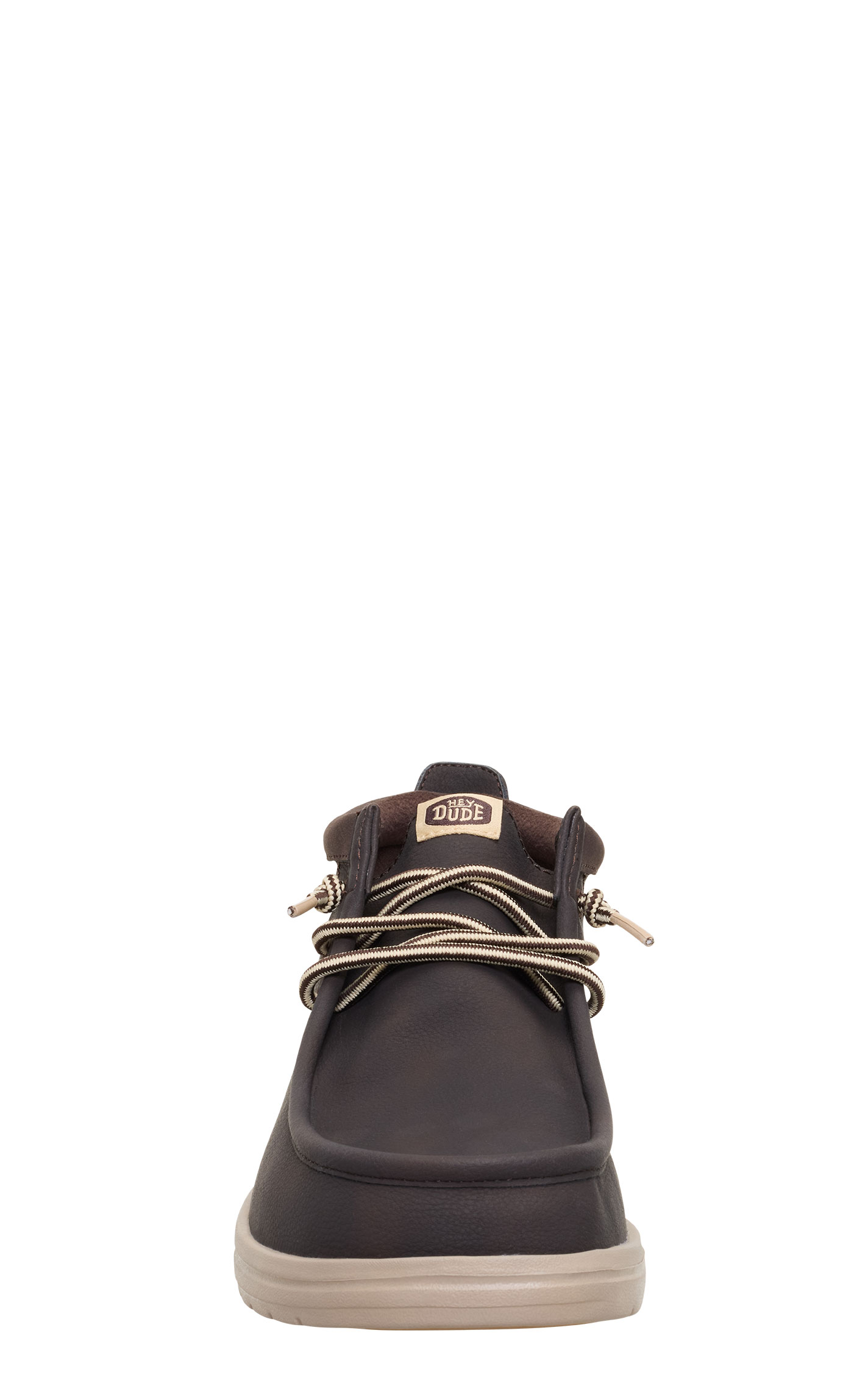 Hey Dude Men's Wally Mole Brown & Tan Moc Toe Casual Shoes - Image 1