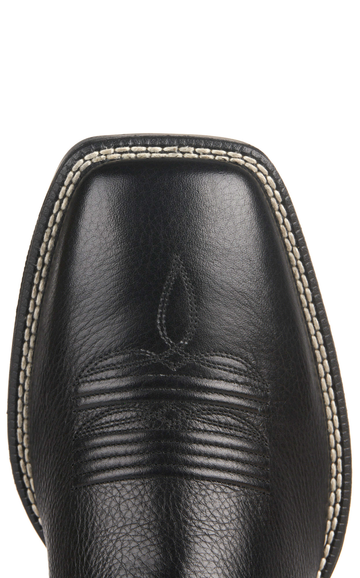 Ariat Mens Slim Zip Ultra Black Bantamweight Wide Square Toe Cowboy Boots - Image 1