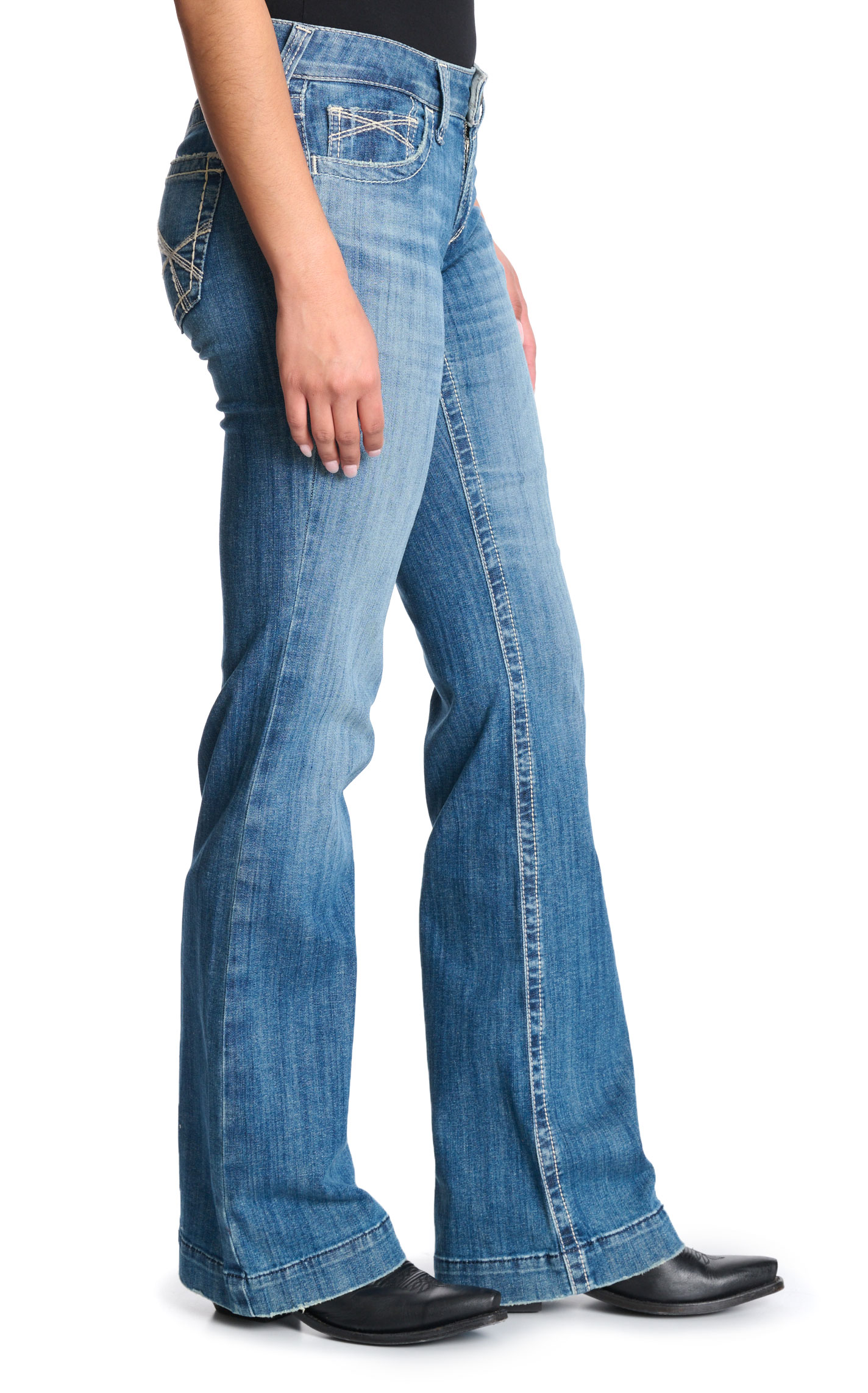 Ariat Women's Alina Malaysia Medium Light Trouser Leg Jeans - Image 1