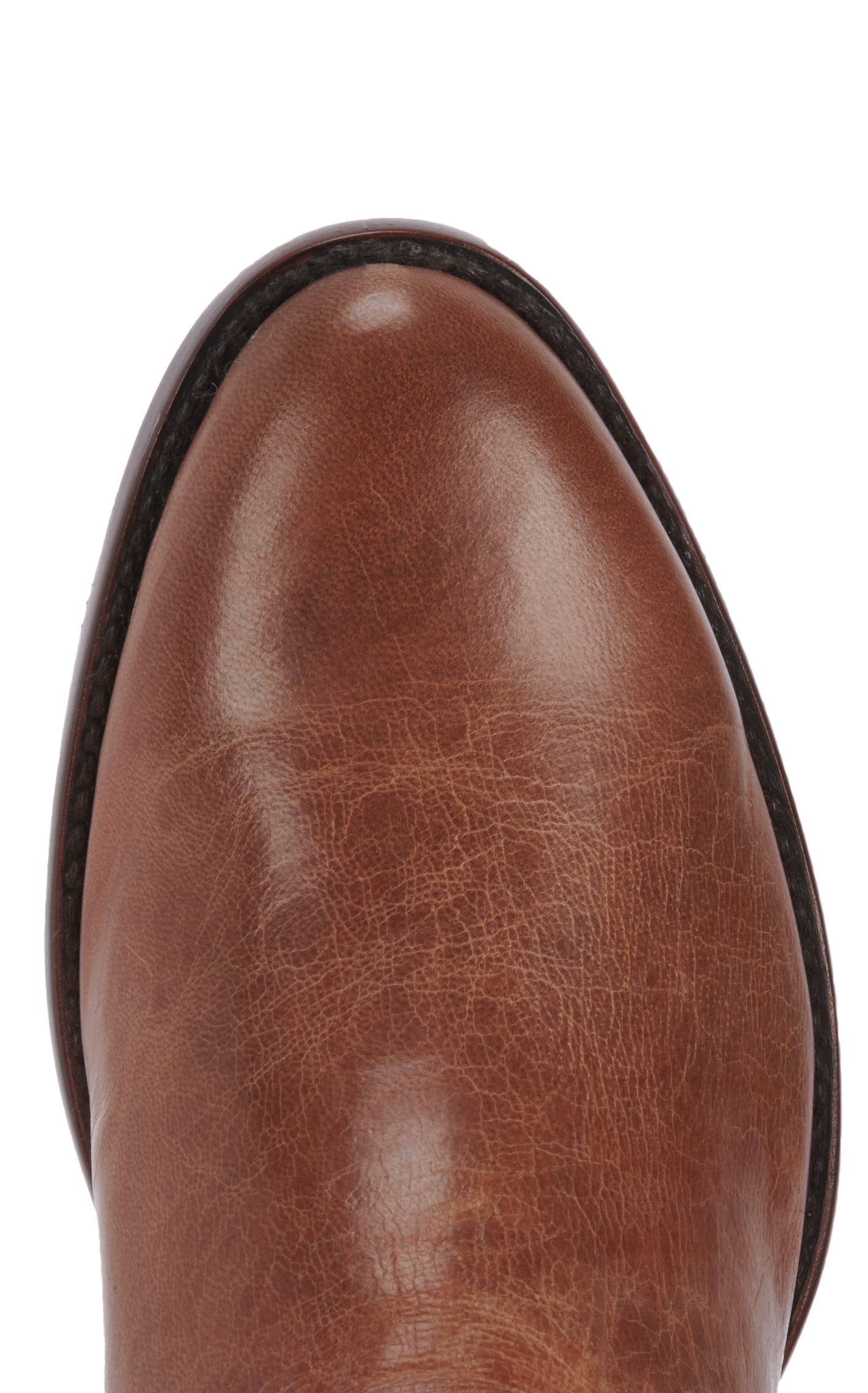 JRC & Sons Men's Todd Mad Dog Goat Leather Round Toe Roper Boot in Tan - Image 1