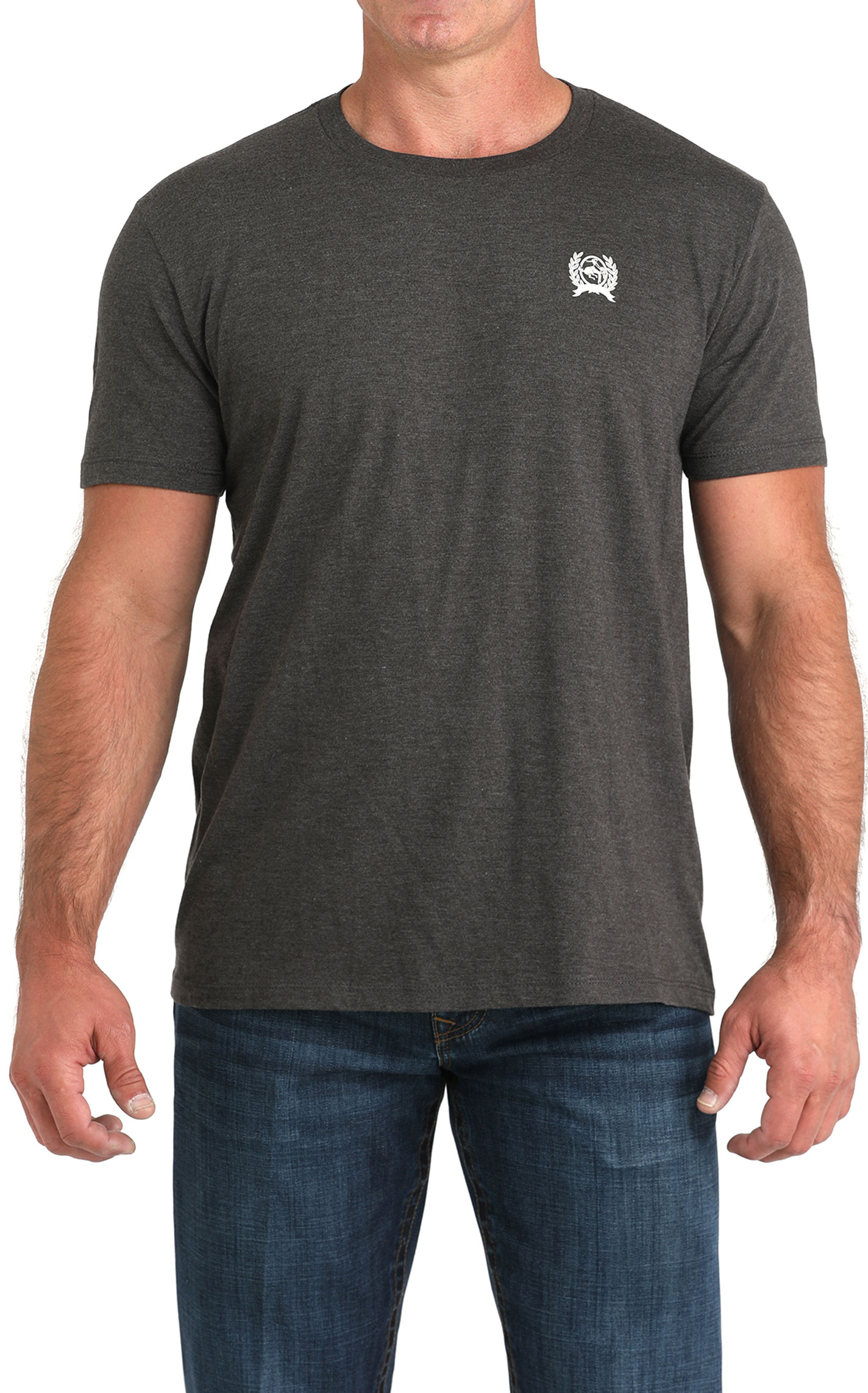 Cinch Men's Charcoal Classic American Denim Graphic T-Shirt - Image 1