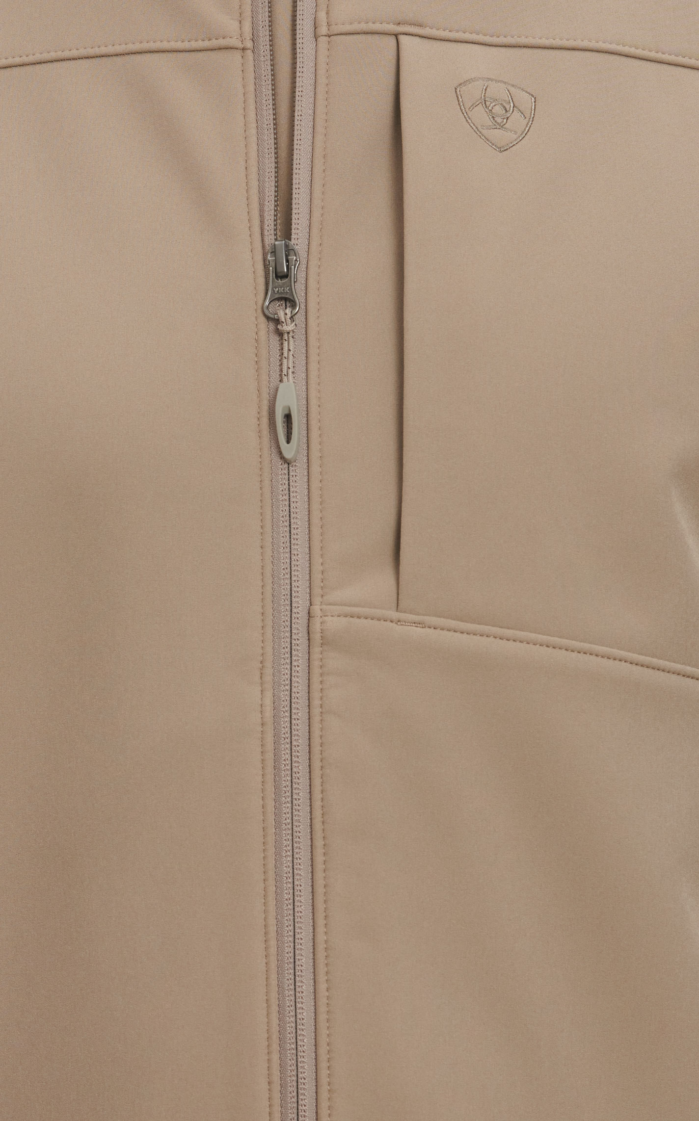 Ariat Men's  Taupe Soft Lined Softshell Jacket - Cavender's Exclusive - Image 3
