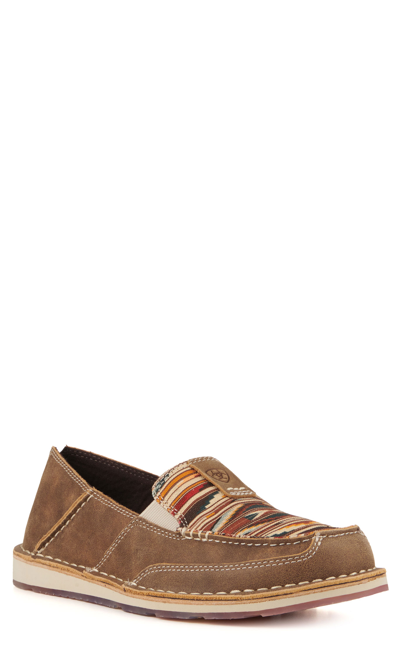 Ariat Women's Cruiser Chimayo Brown Bomber and Santa Fe Print Casual Shoes - Image 1