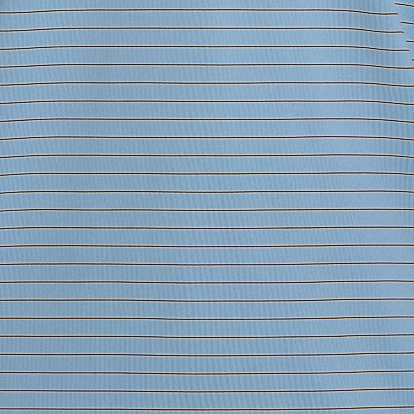 Rafter C Men’s May Blue Striped Polo Shirt - Image 1