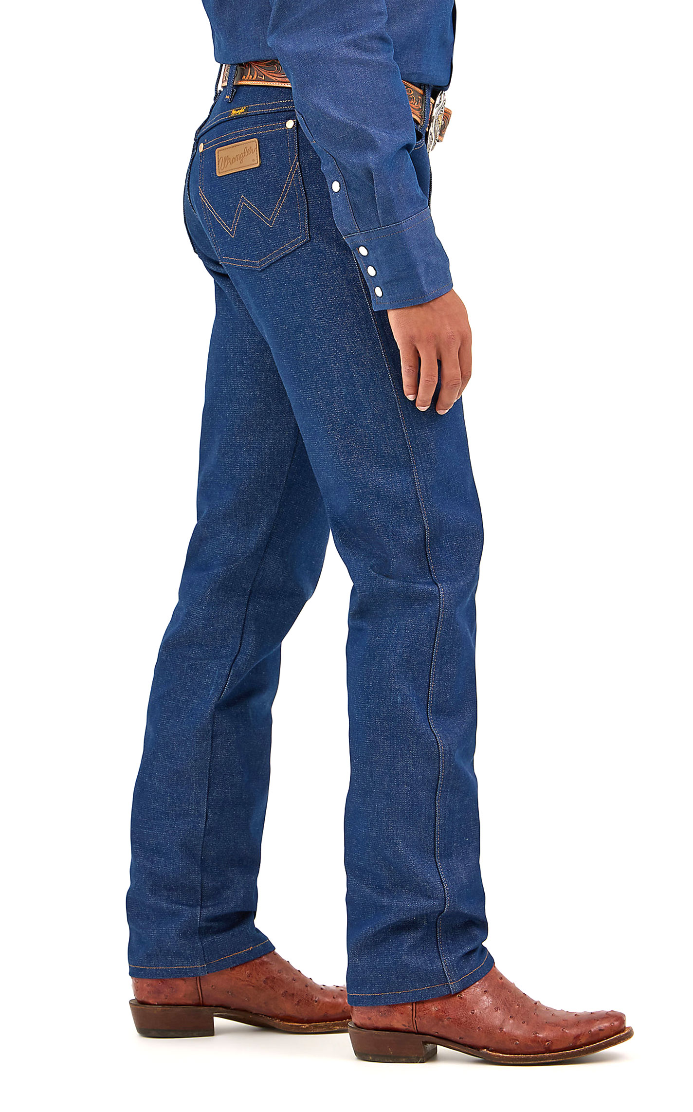 Wrangler Men's Rigid Indigo Cowboy Cut Original Fit Jeans - Tall - Image 1