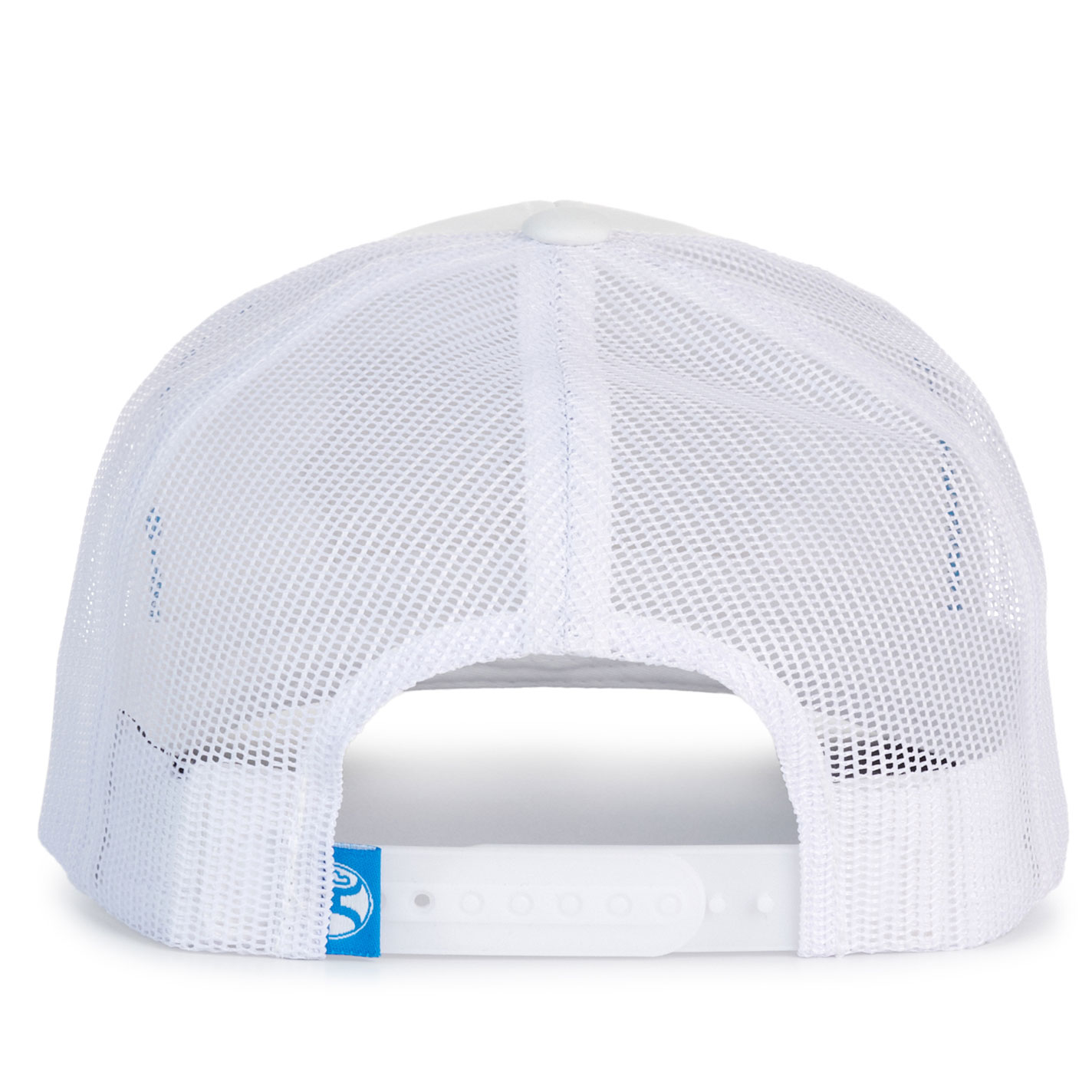 Hooey Men's White & Turquoise Diamond Logo Patch Cap - Image 1