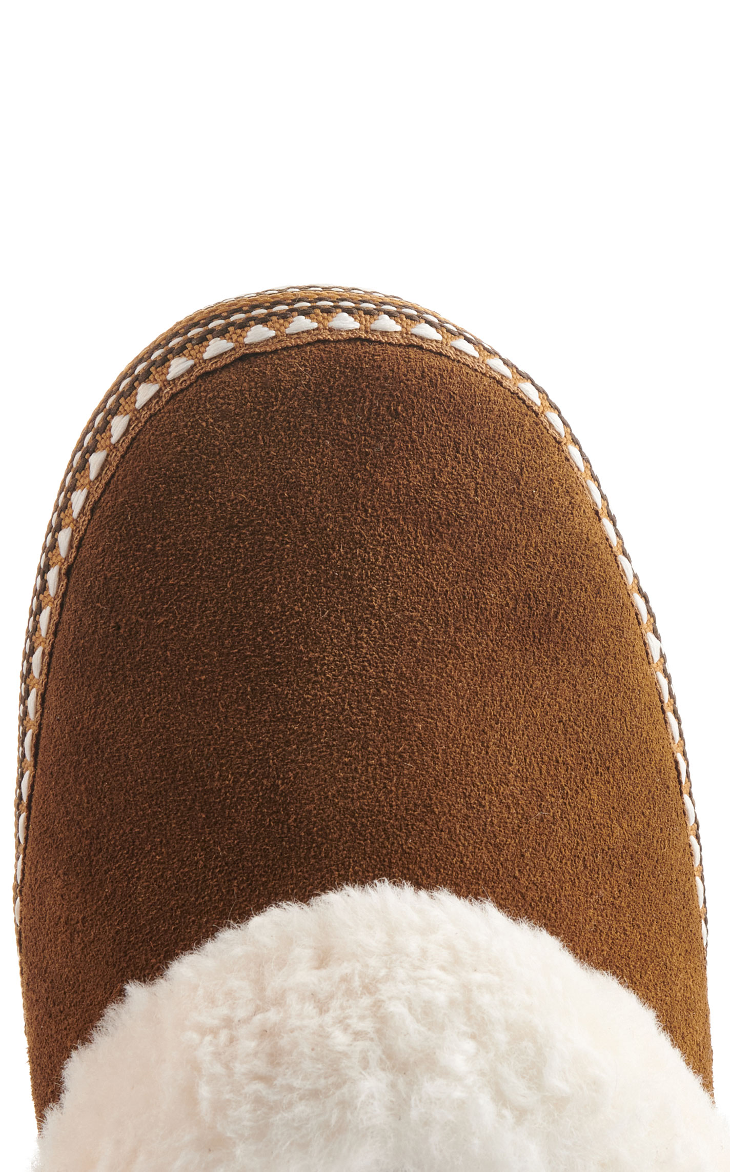 Ariat Women's Melody Chocolate Suede Slippers - Image 1