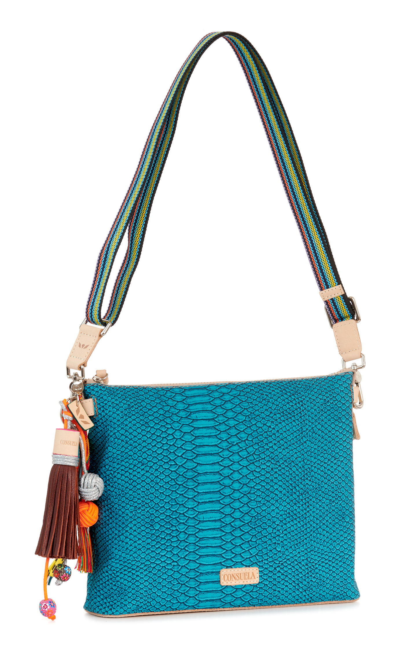 Consuela Indy Downtown Turquoise Crossbody Bag - Image 1