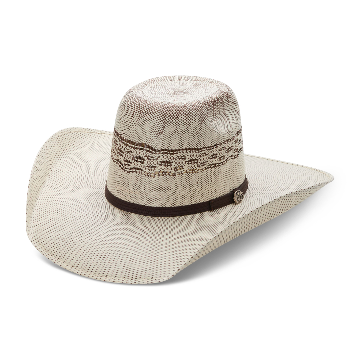 Cavender's Ranch Collection Two Toned Bull Rider Bangora Straw Cowboy Hat - Image 1