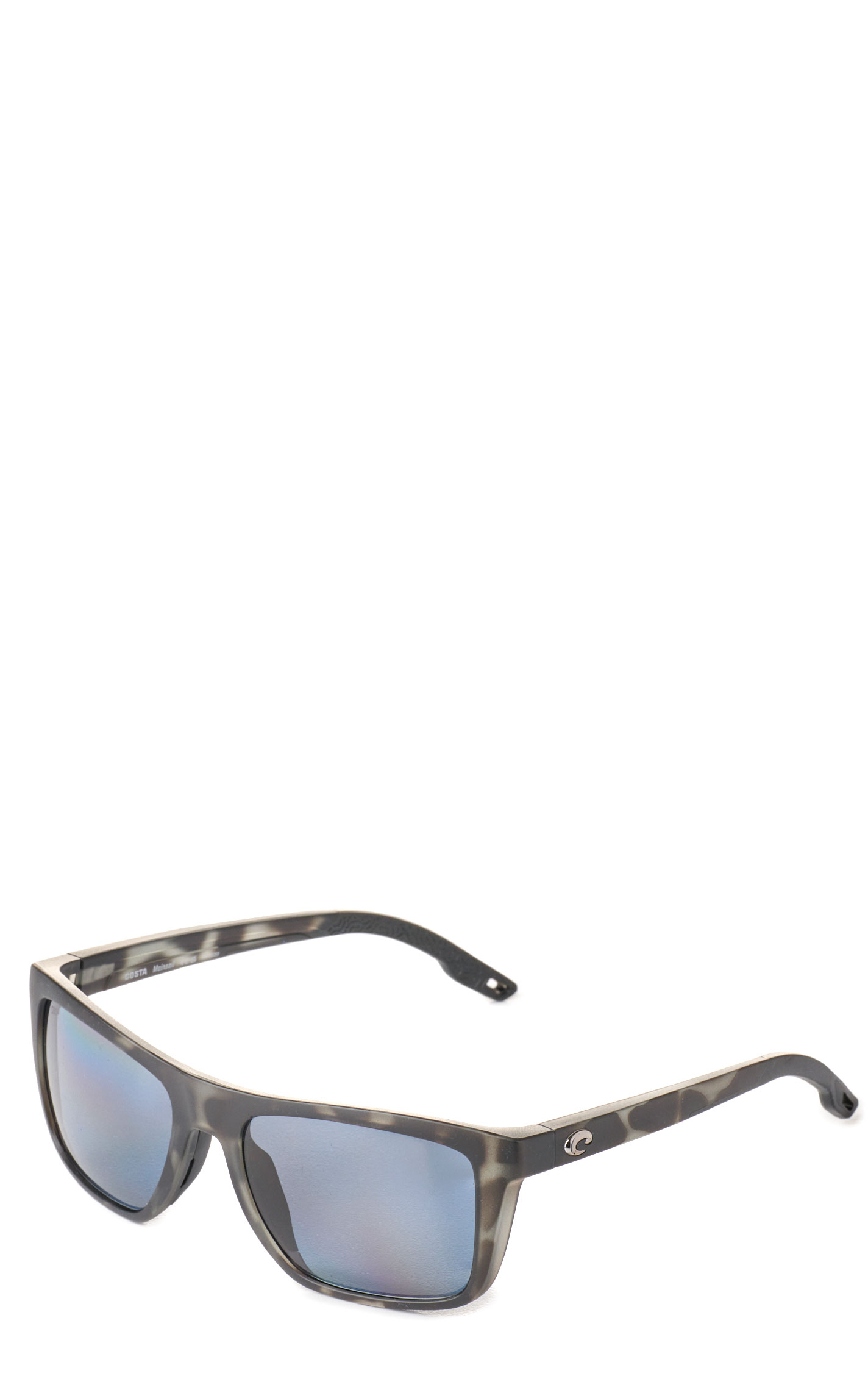 Costa Mainsail Matte Black Frames Tiger Shark Gray Lens 580P Sunglasses - Image 1
