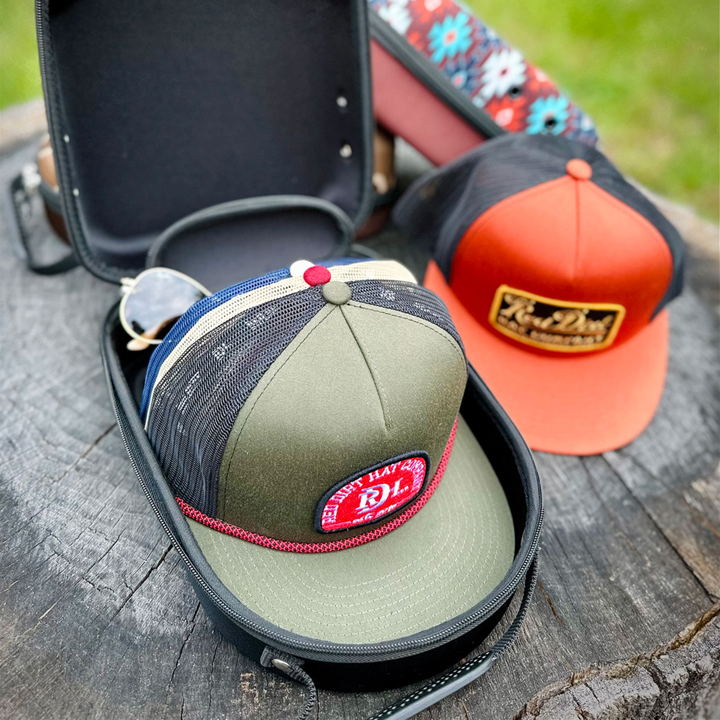 Red Dirt Hat Co. Hat Patches Cap Carrier - Image 1