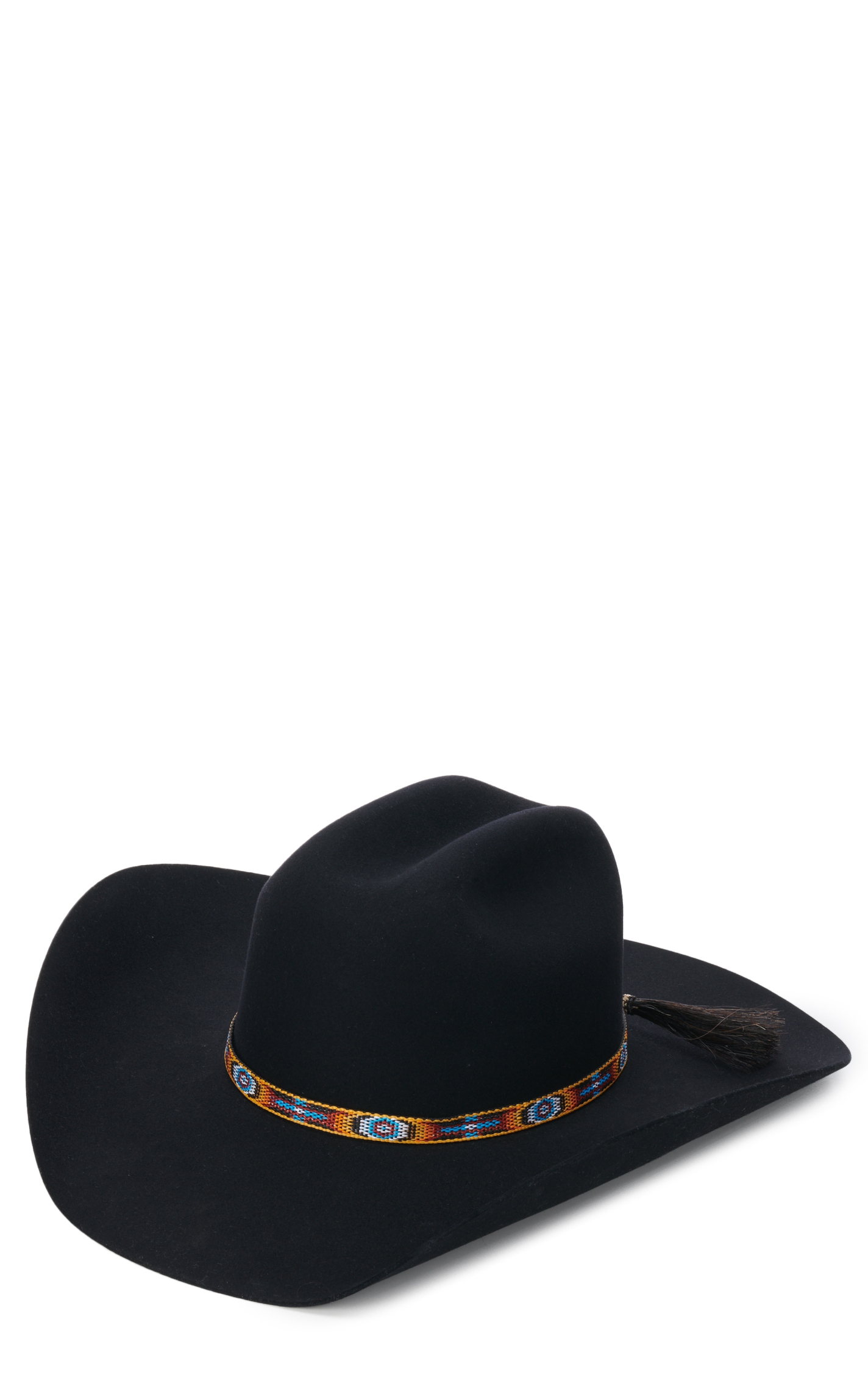 Twister Multi-Colored Aztec Ribbon with Tassel Hat Band - Image 1