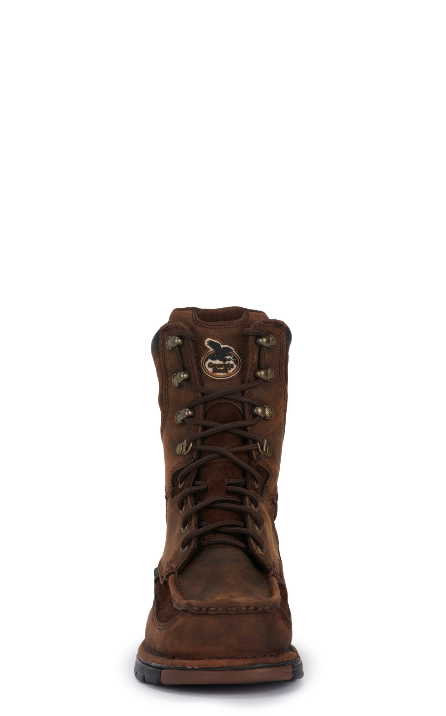 Georgia Men's Athens Brown Waterproof Round Toe Work Boot - Image 1