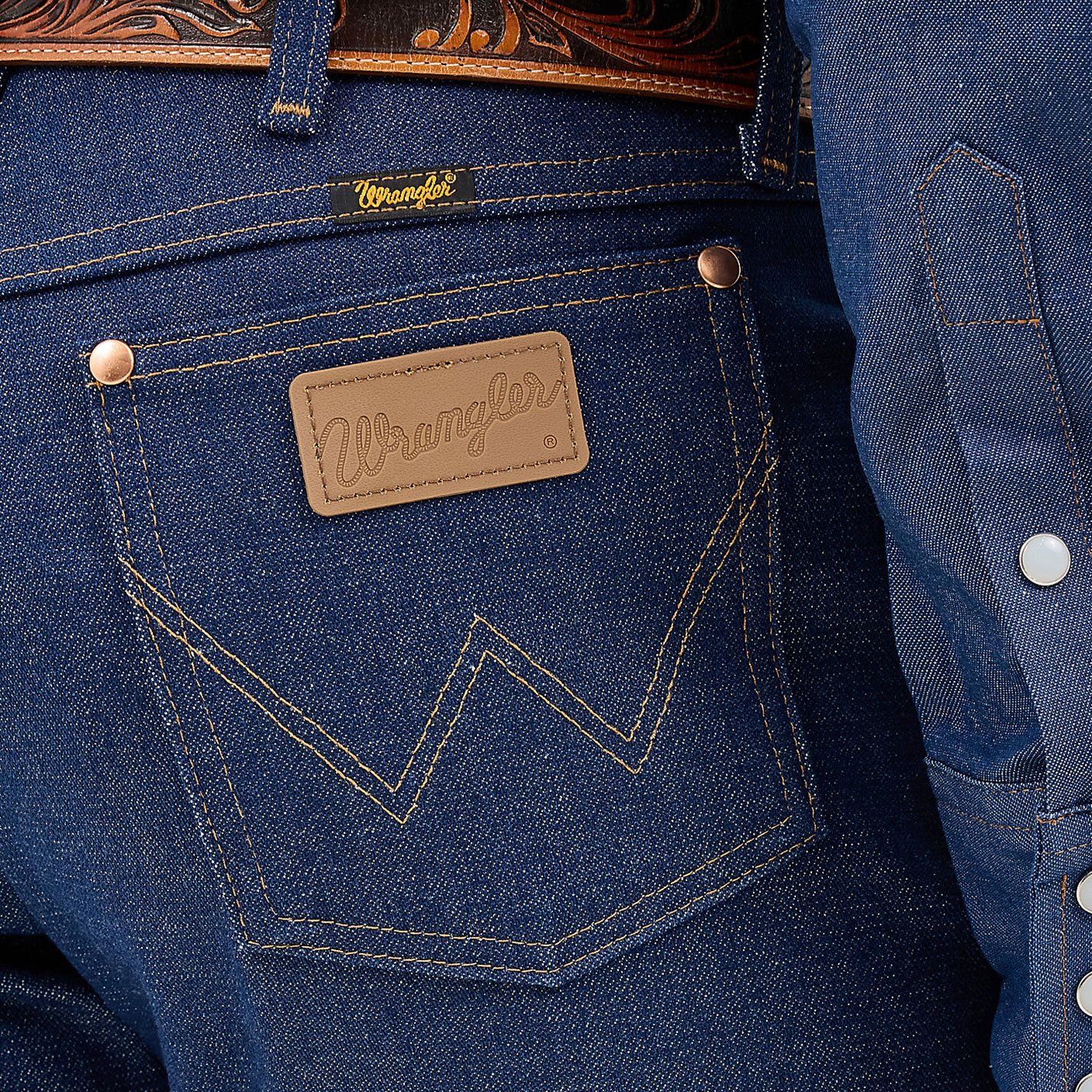 Wrangler Men's Rigid Indigo Cowboy Cut Original Fit Jeans - Big - Image 1