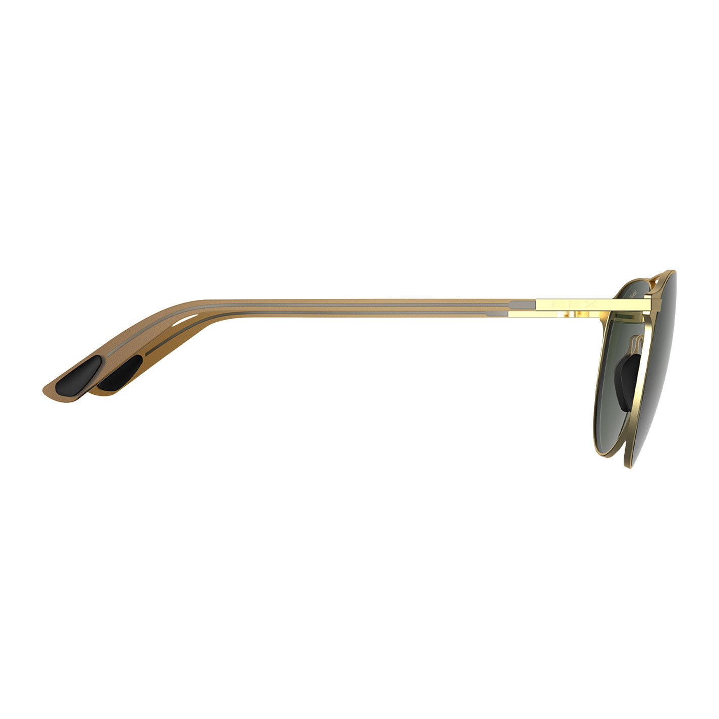 Bex Demi OTG Gold & Forest Sunglasses - Image 1